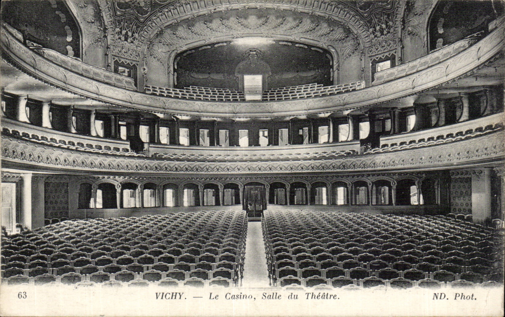 Vichy - Le Casino - Salle du Theatre - CPA