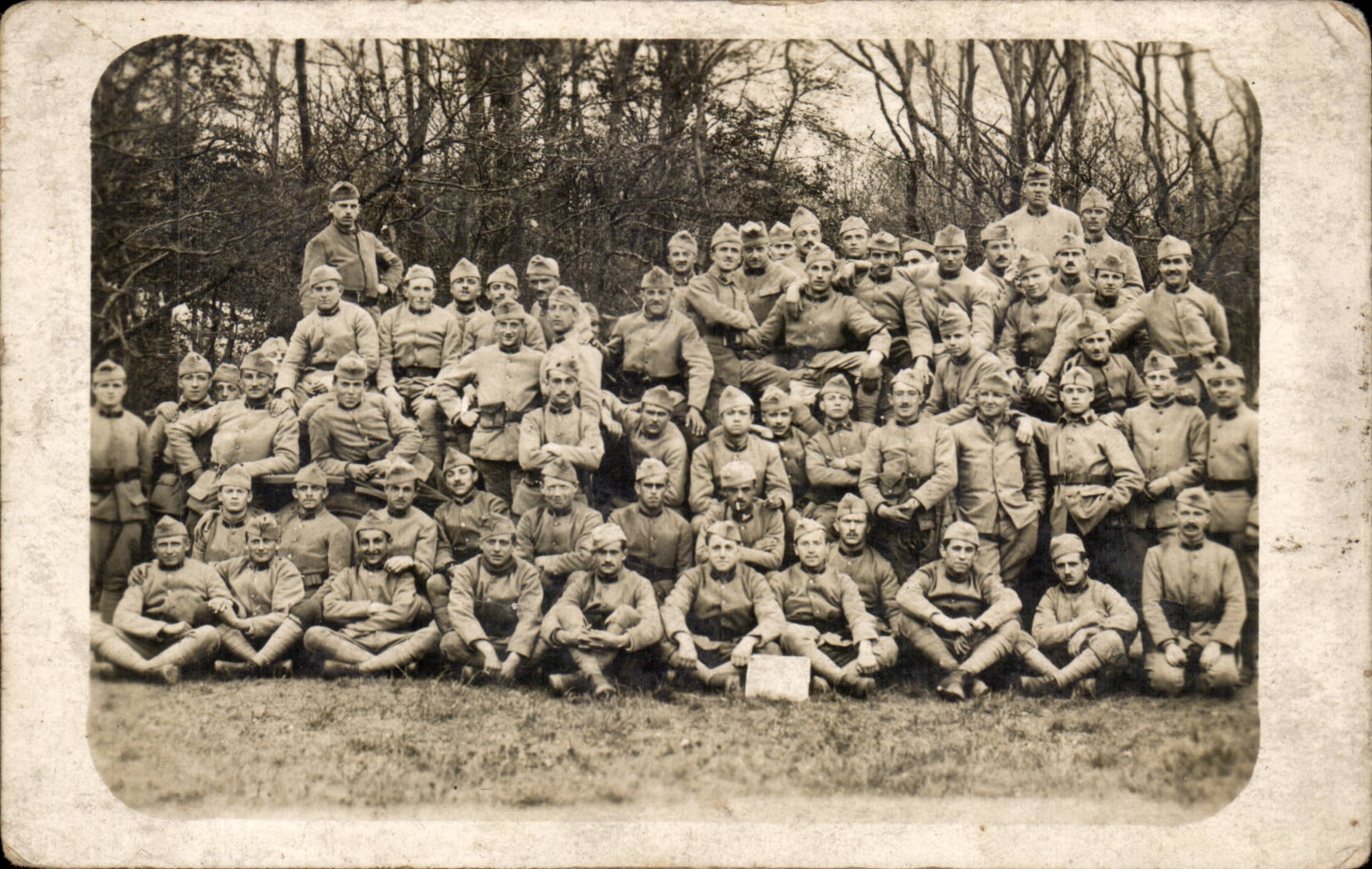 Real photo Militaria Regiment