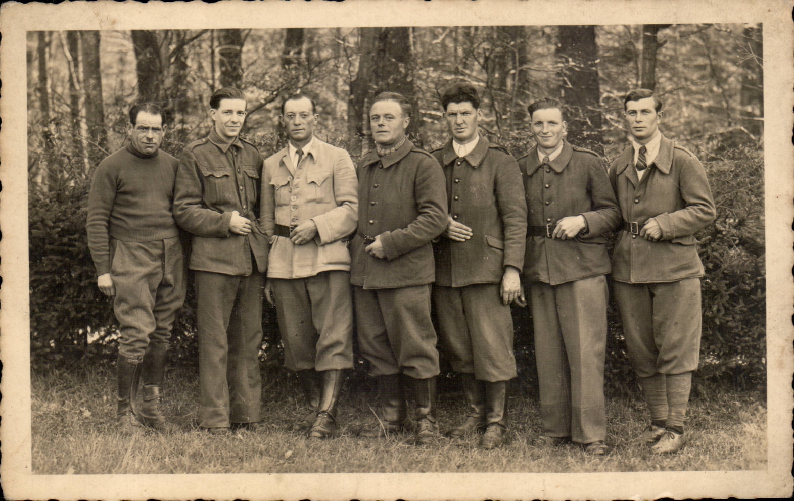 Real photo Militaria Soldiers