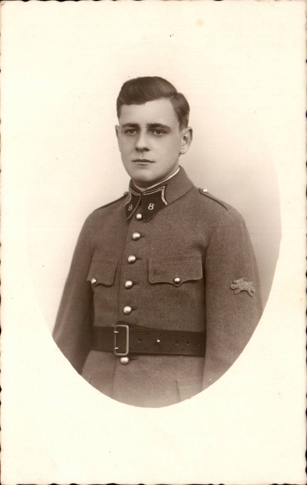 Real photo Militaria Soldier