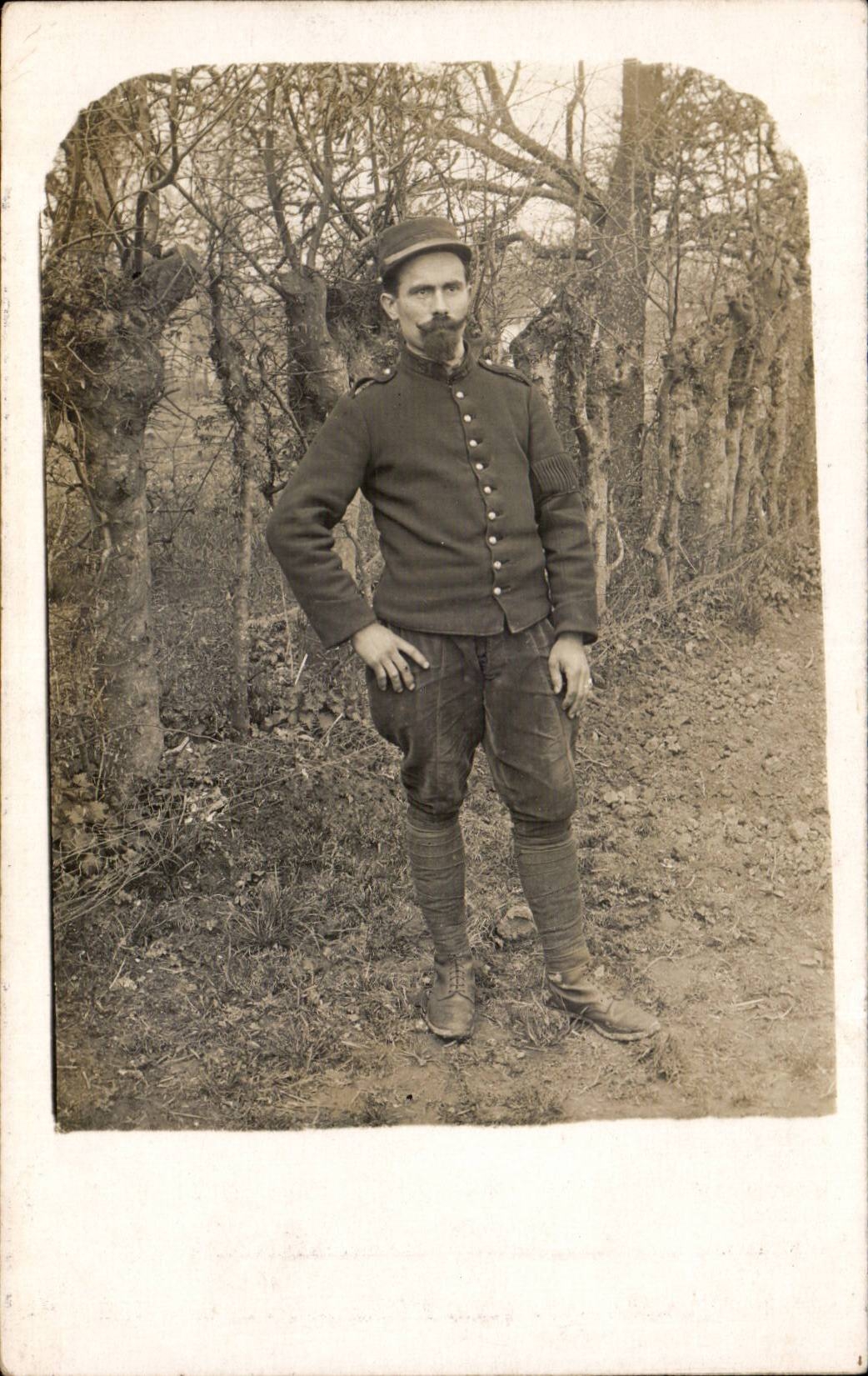 Real photo Militaria Soldier