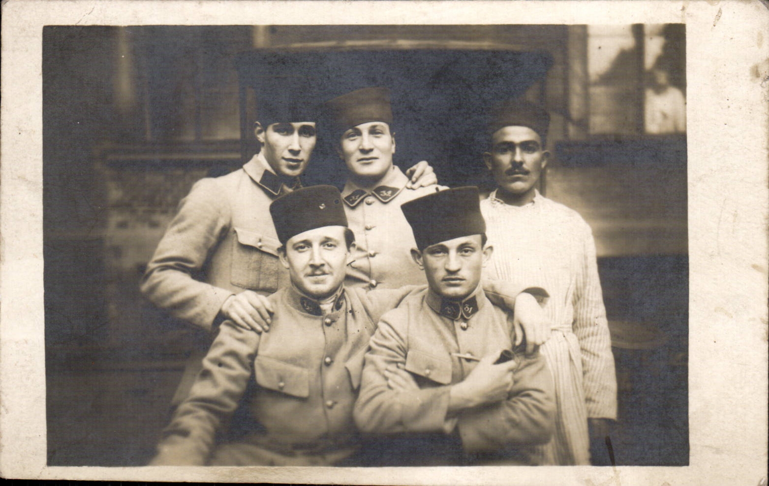 Real photo Militaria Soldiers