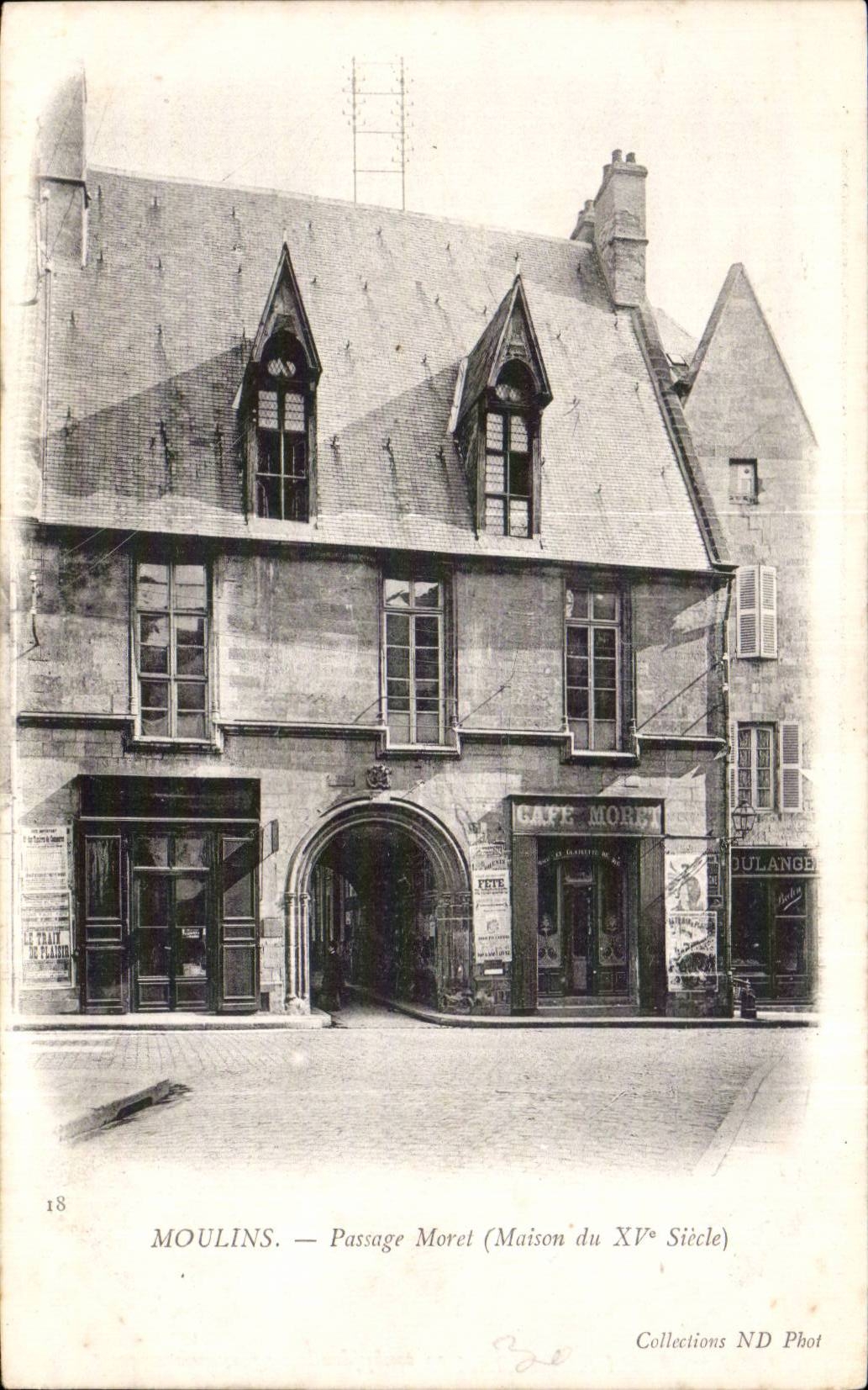 Moulins - Moret Passage - CPA