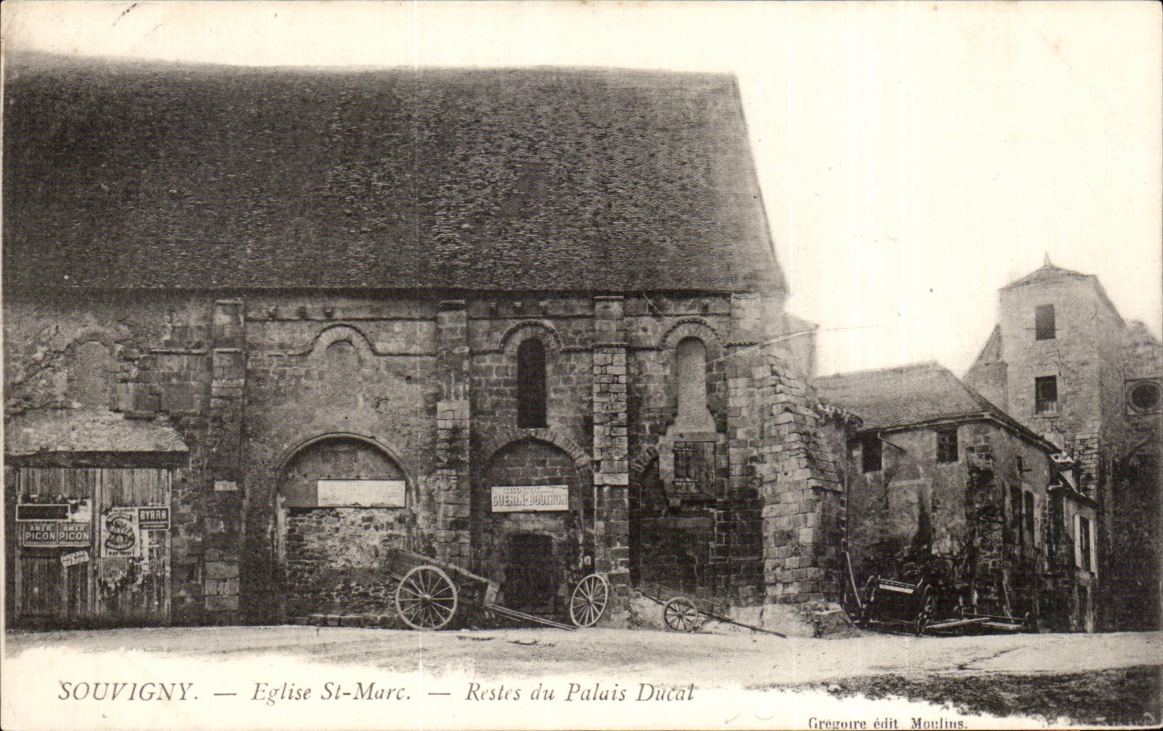 Souvigny - Church St Marc Remainders of the ducal palate - CPA