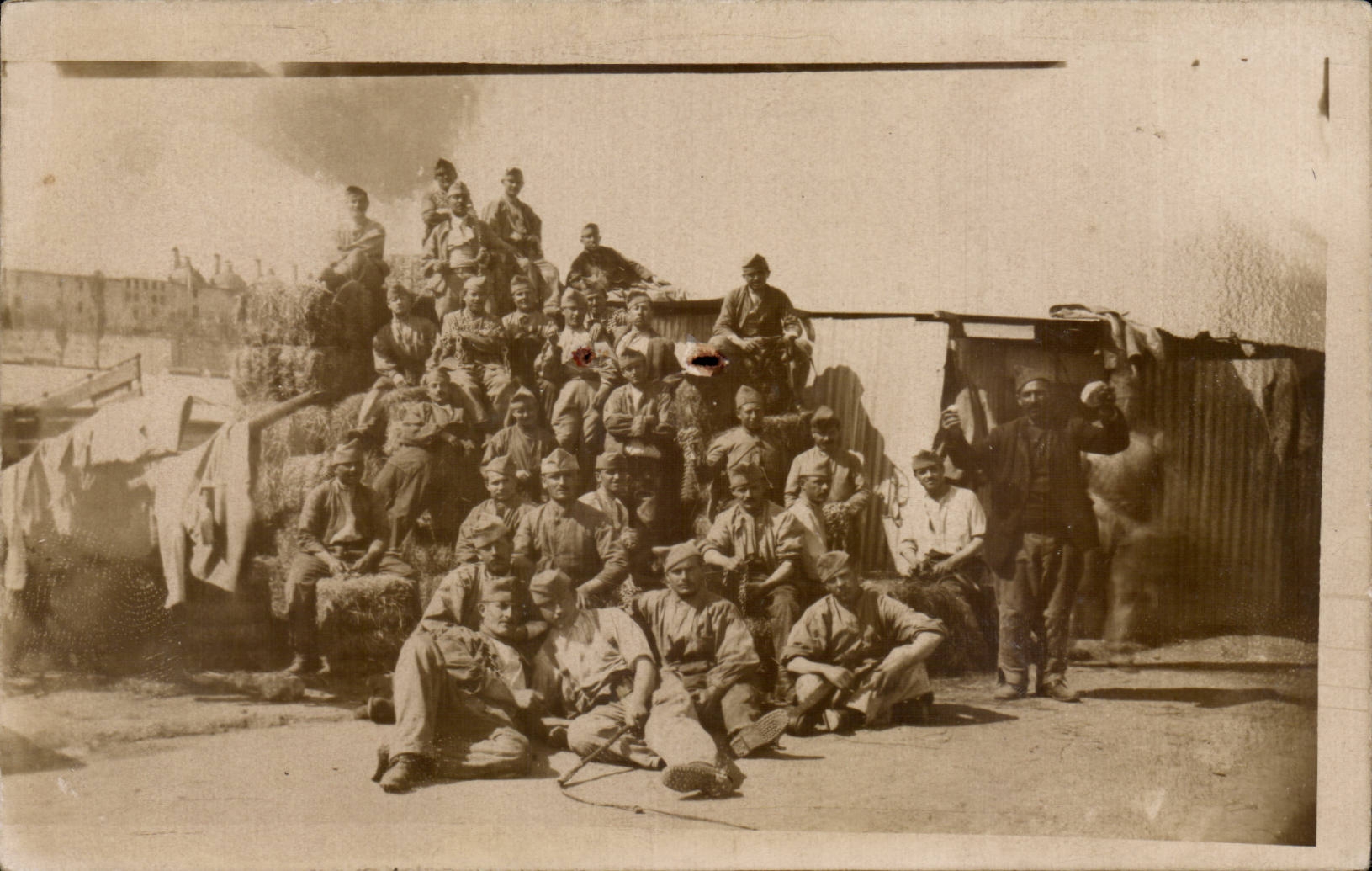 Real photo Militaria Soldiers