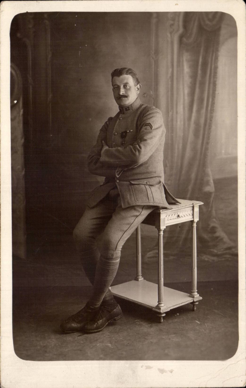 Real photo Militaria Soldier