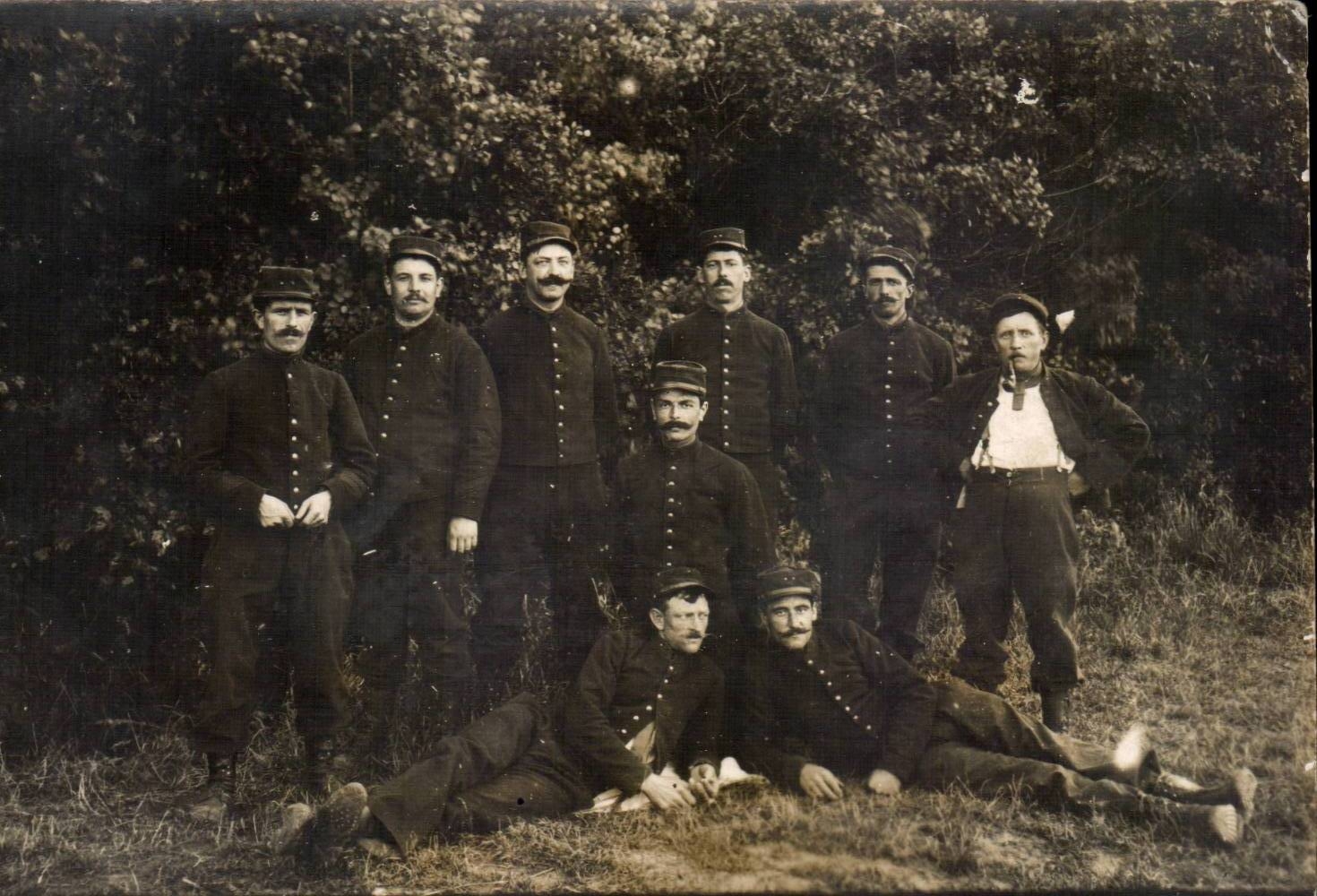 Real photo Militaria Soldiers