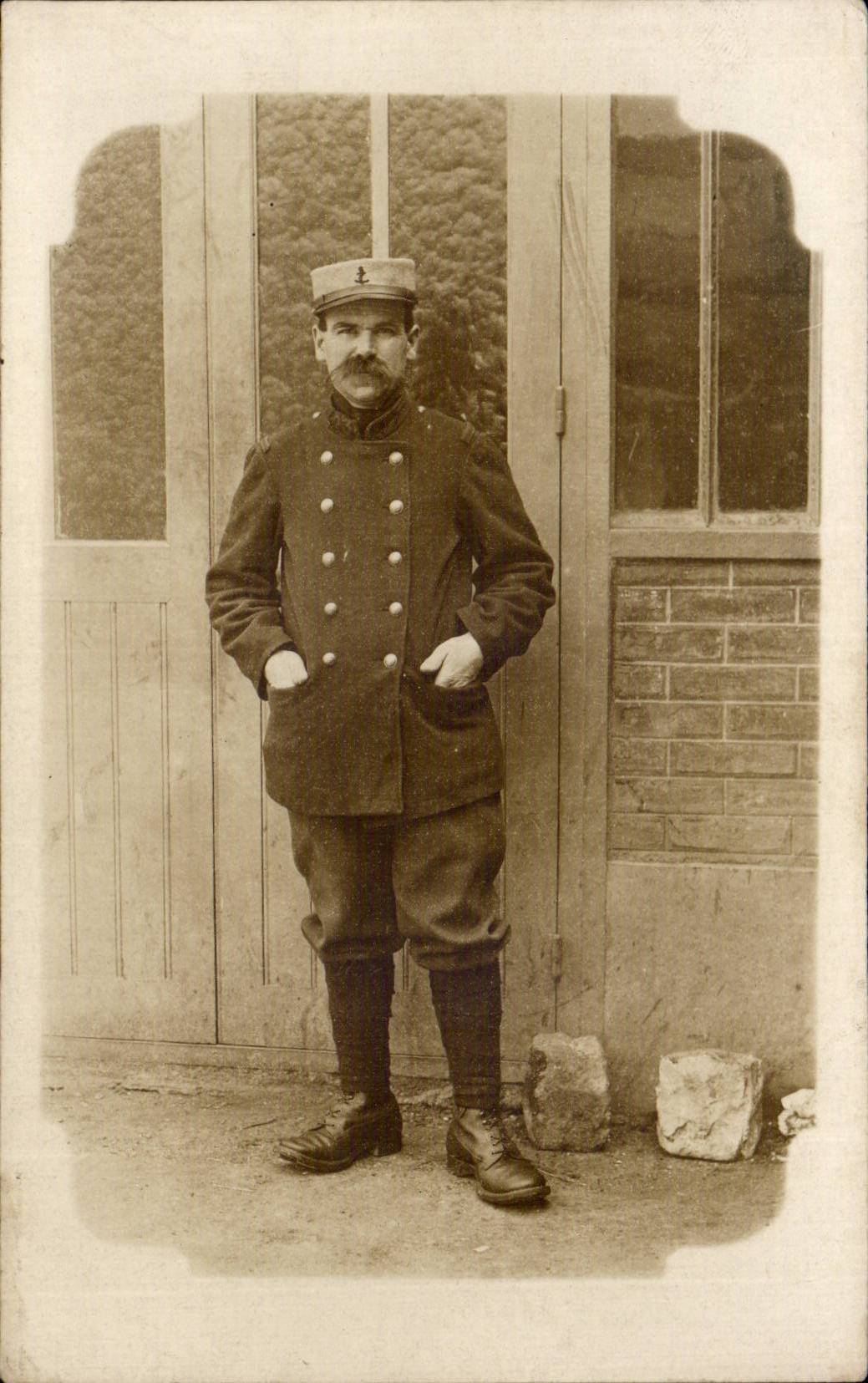 Real photo Militaria Soldier