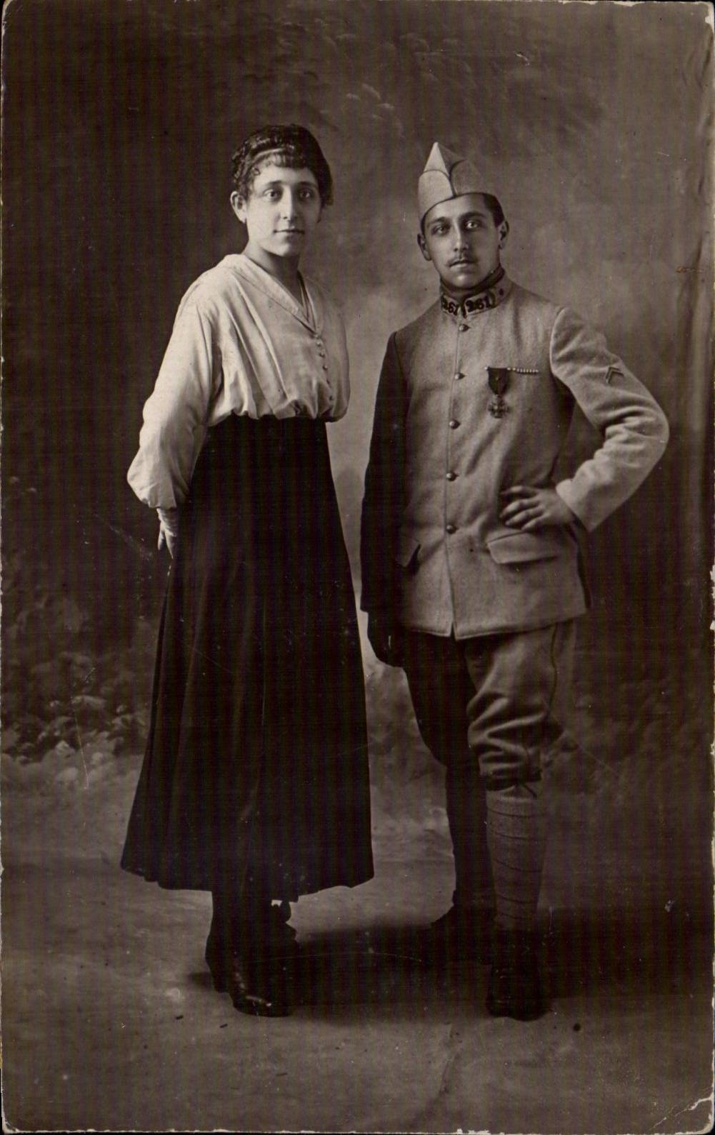 Real photo Militaria Soldier