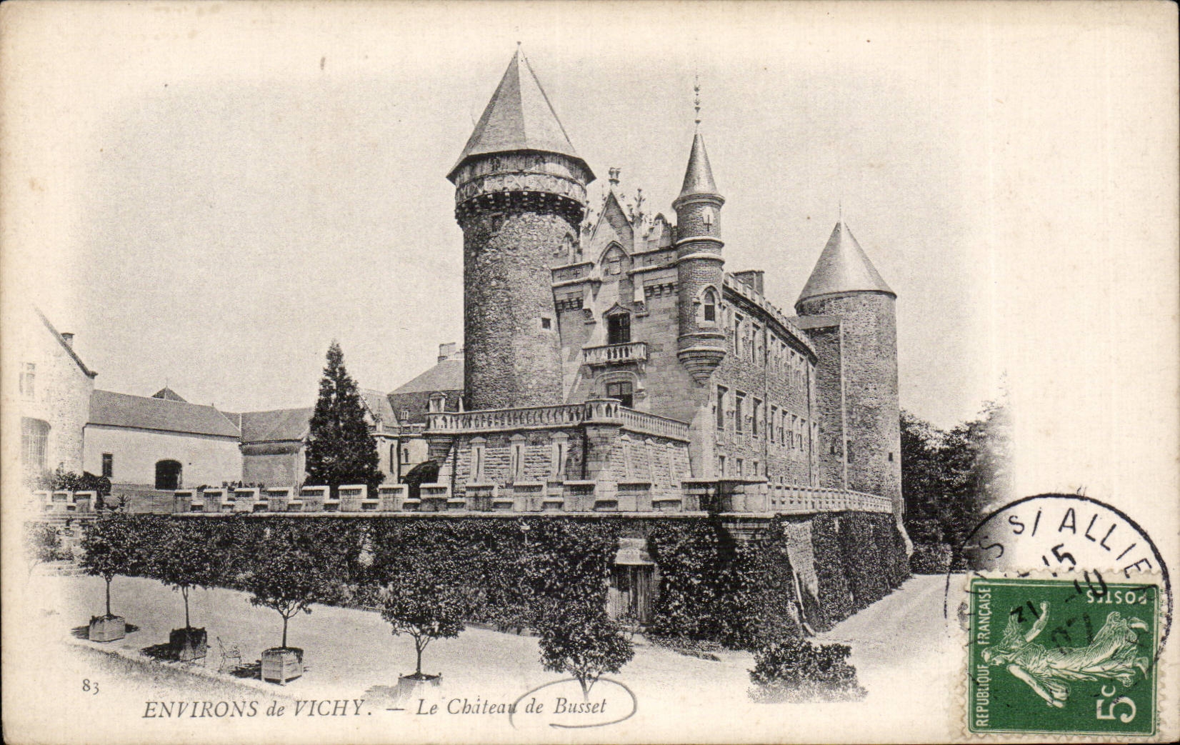 Environs de Vichy - Chateau de Busset - CPA 