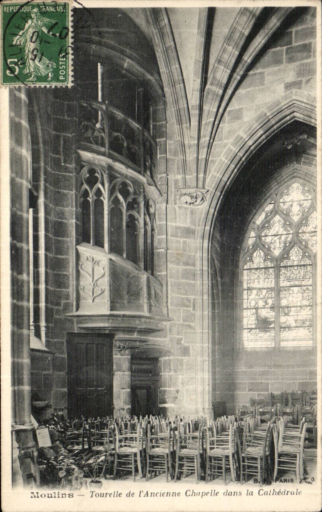 Moulins - Old Vault of the Cathedral - CPA