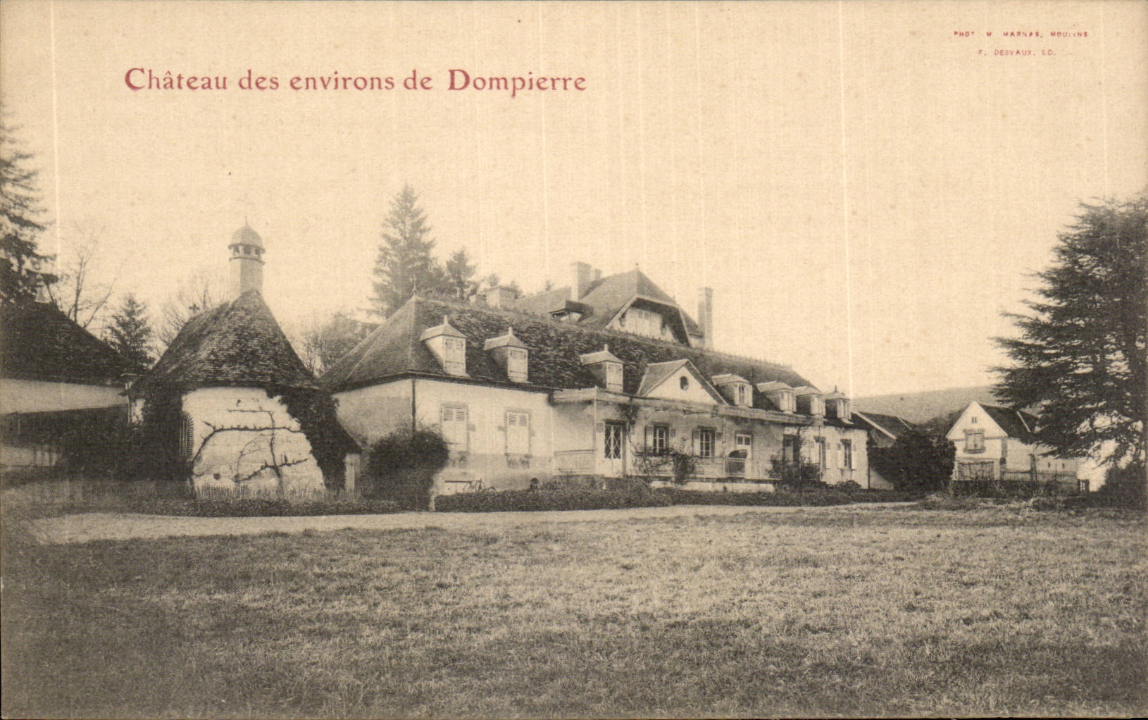 Castle of the Surroundings of Dompierre - CPA