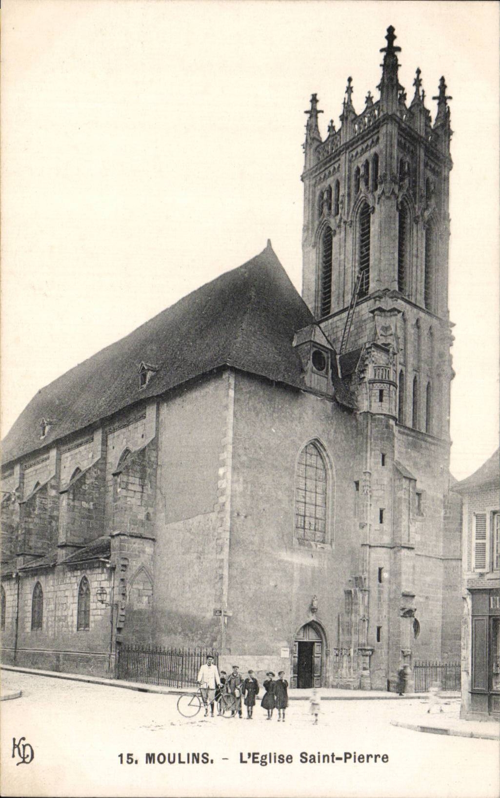 Moulins - Church Pierre Saint - CPA