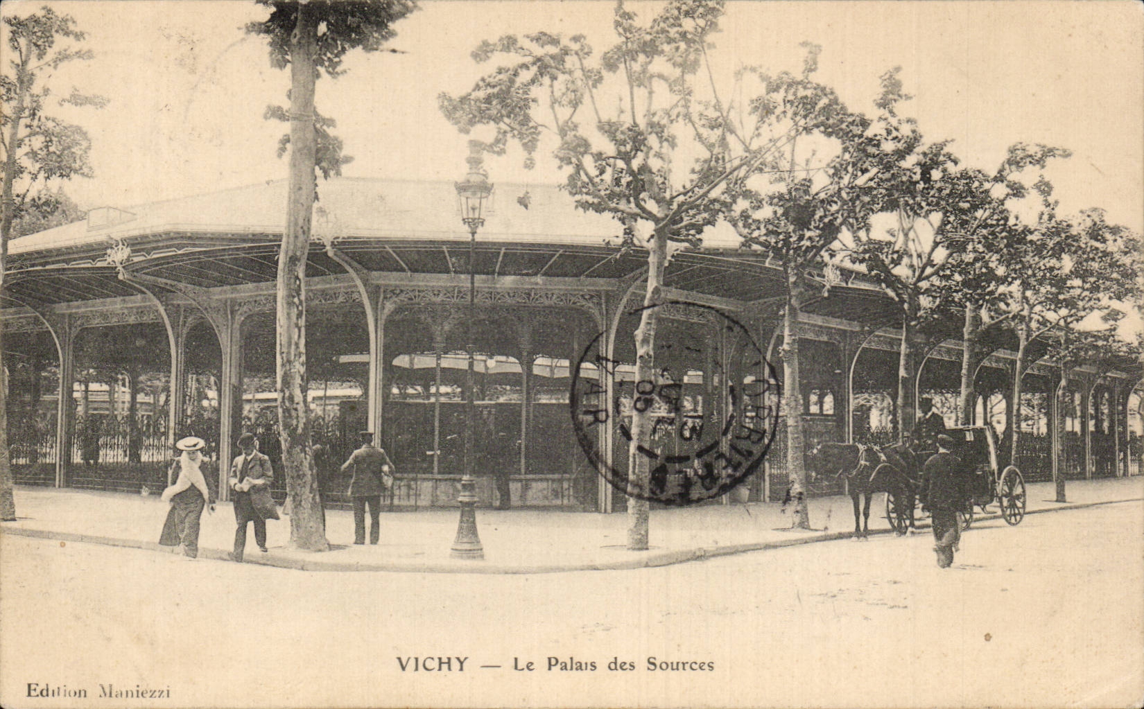 Vichy - Le Palais des Sources - CPA 