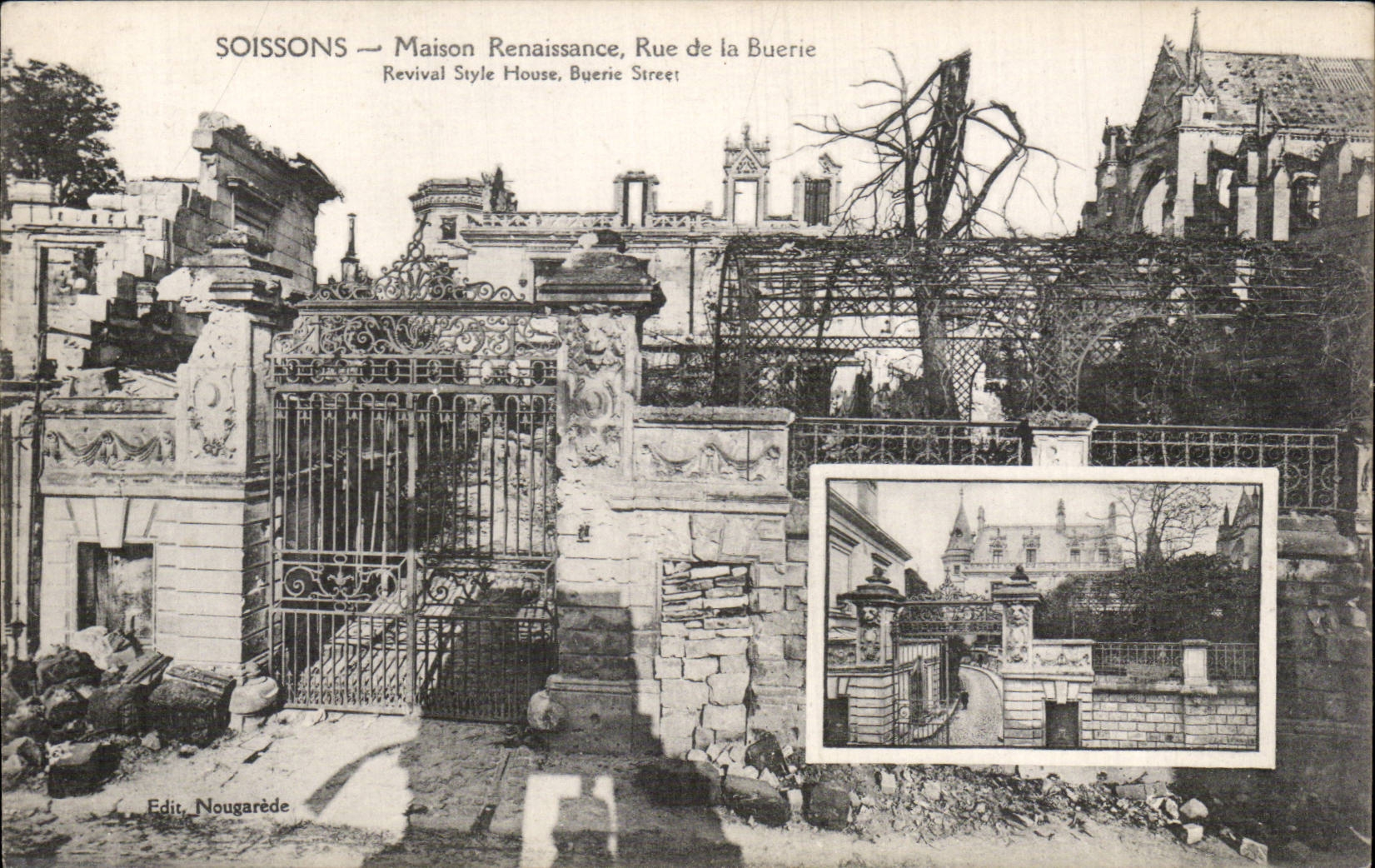 Soissons - Houses Renaissance - Street of Buerie - CPA