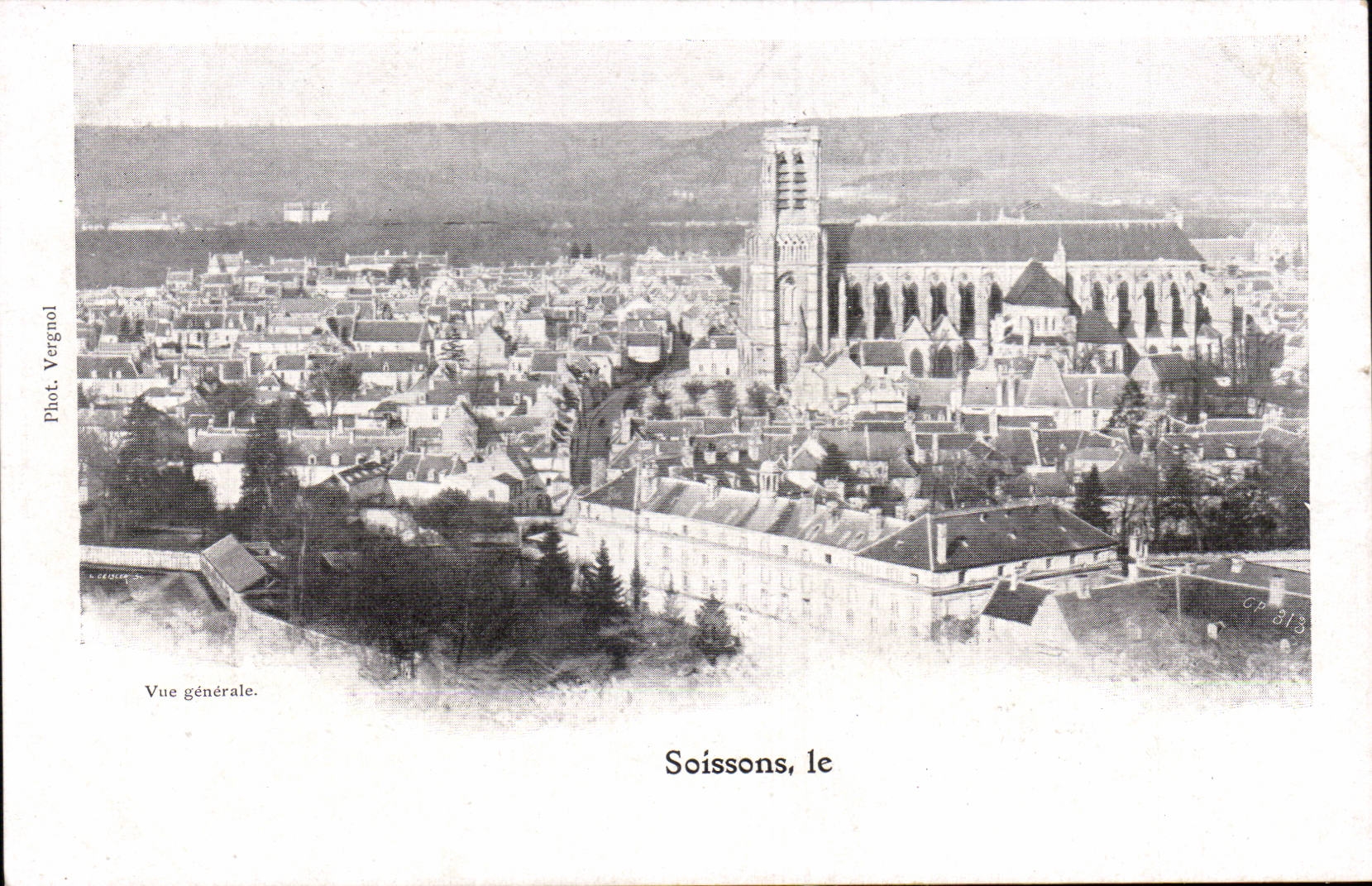 Soissons - View - CPA