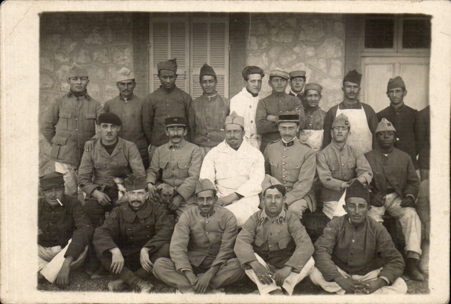 Real photo Militaria Soldiers