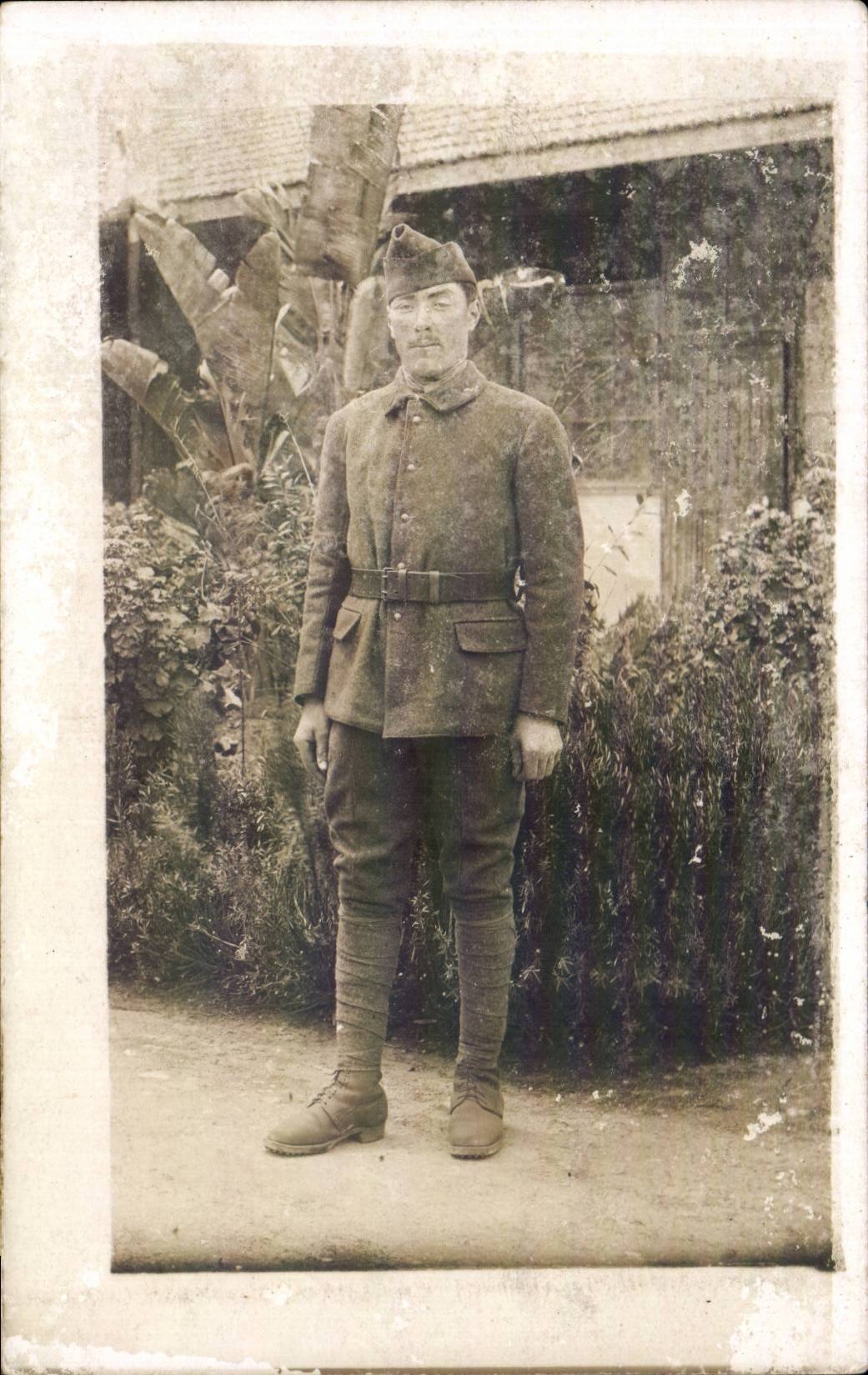 Real photo Militaria Soldier