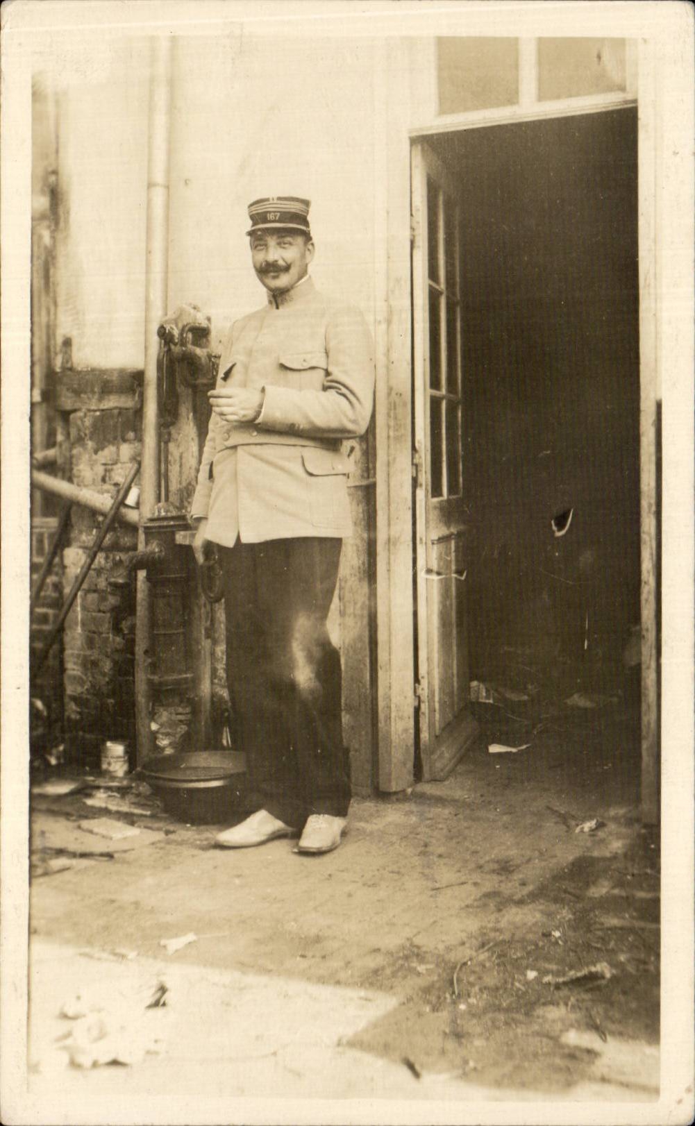 Real photo Militaria Soldier