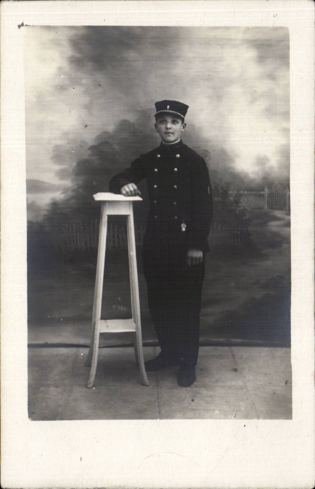 Real photo Militaria Soldier