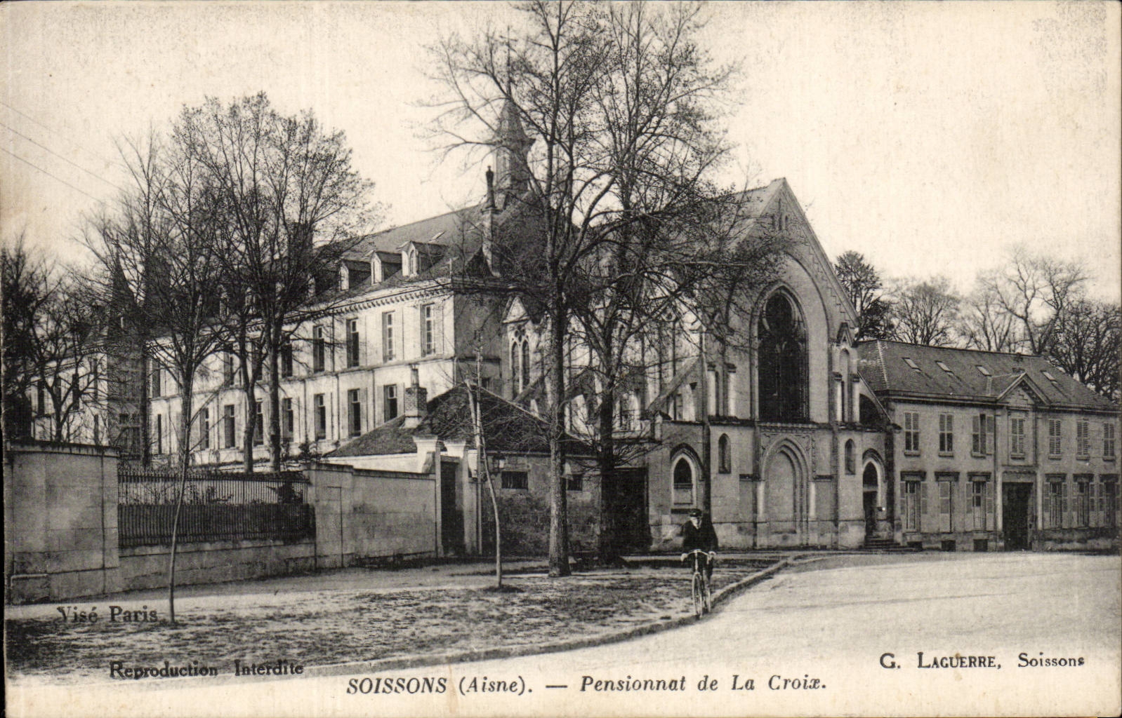 Soissons - Boarding school of the Cross - CPA