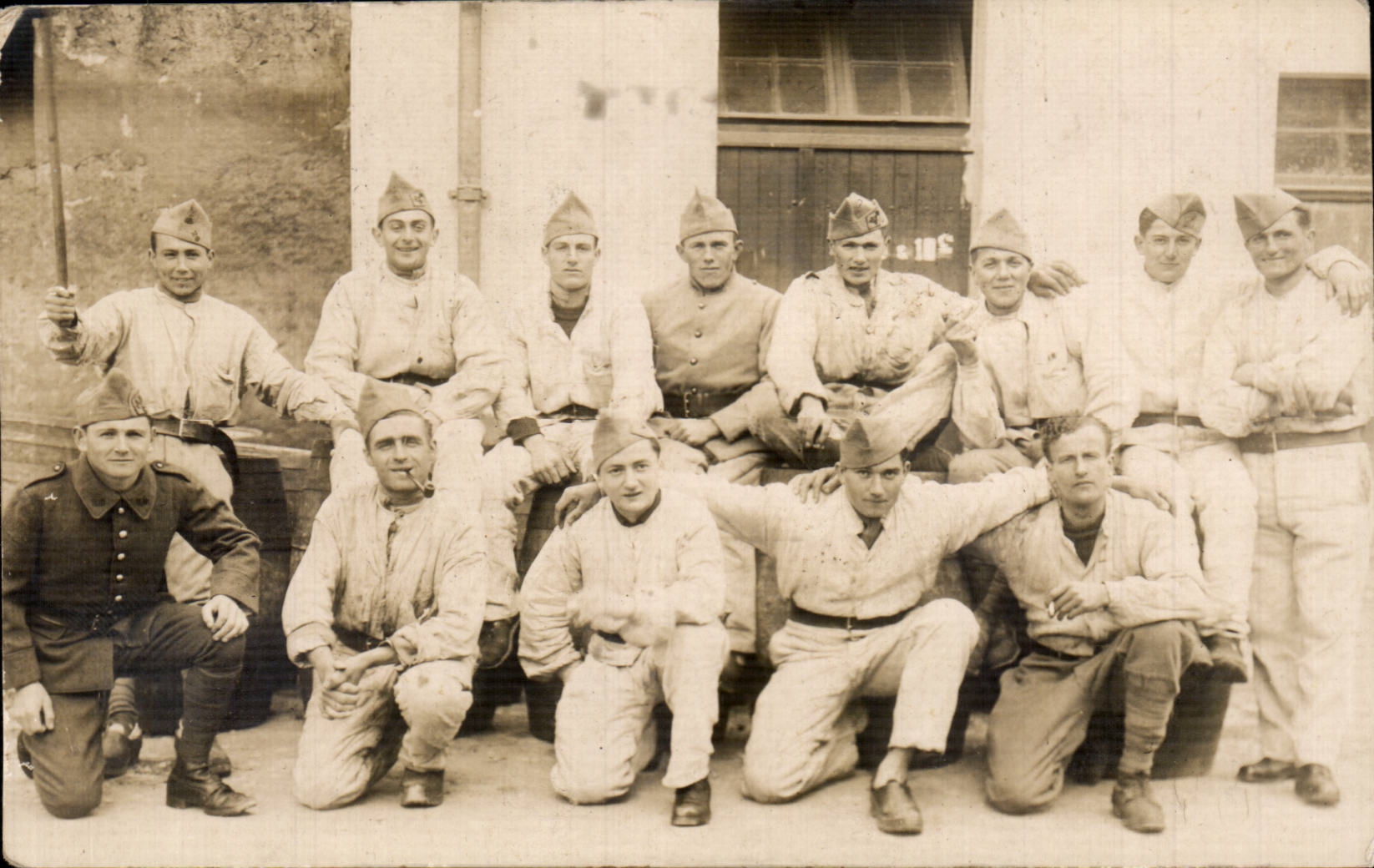 Real photo Militaria Soldiers