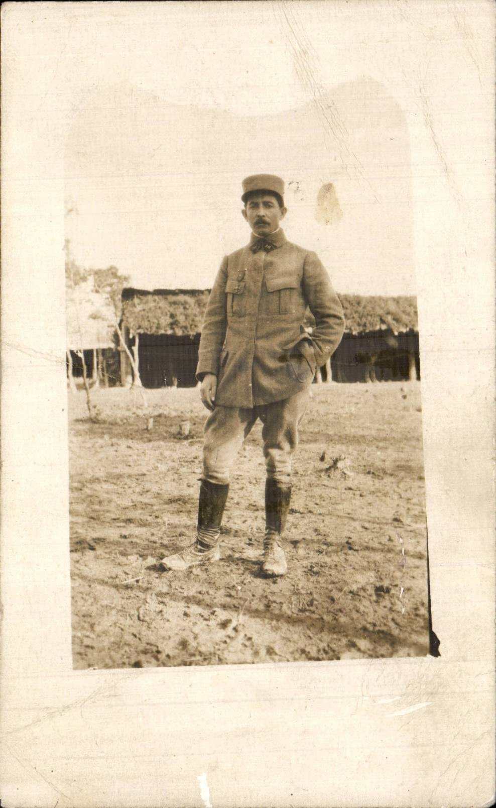 Real photo Militaria Soldier