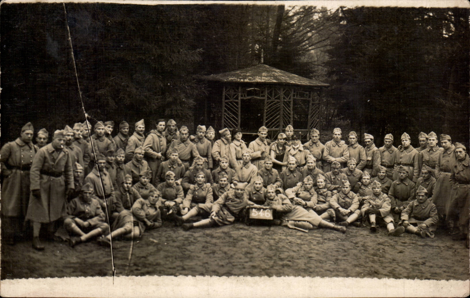 Real photo Militaria Soldiers Bitche 1927