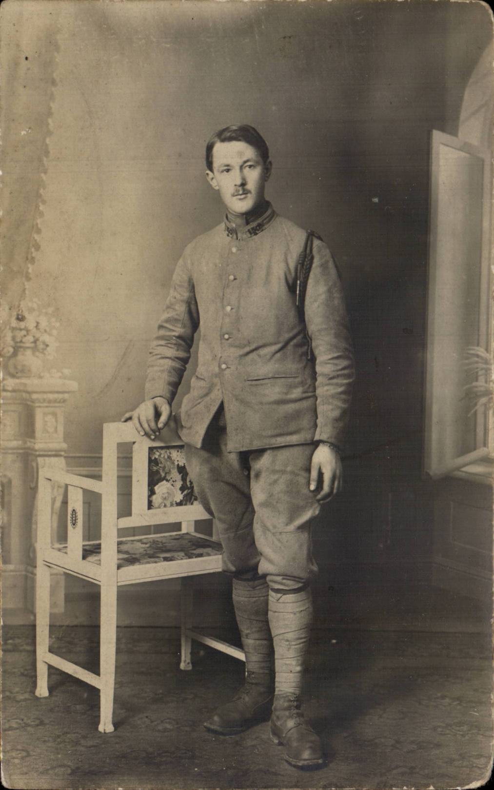 Real photo Militaria Soldier