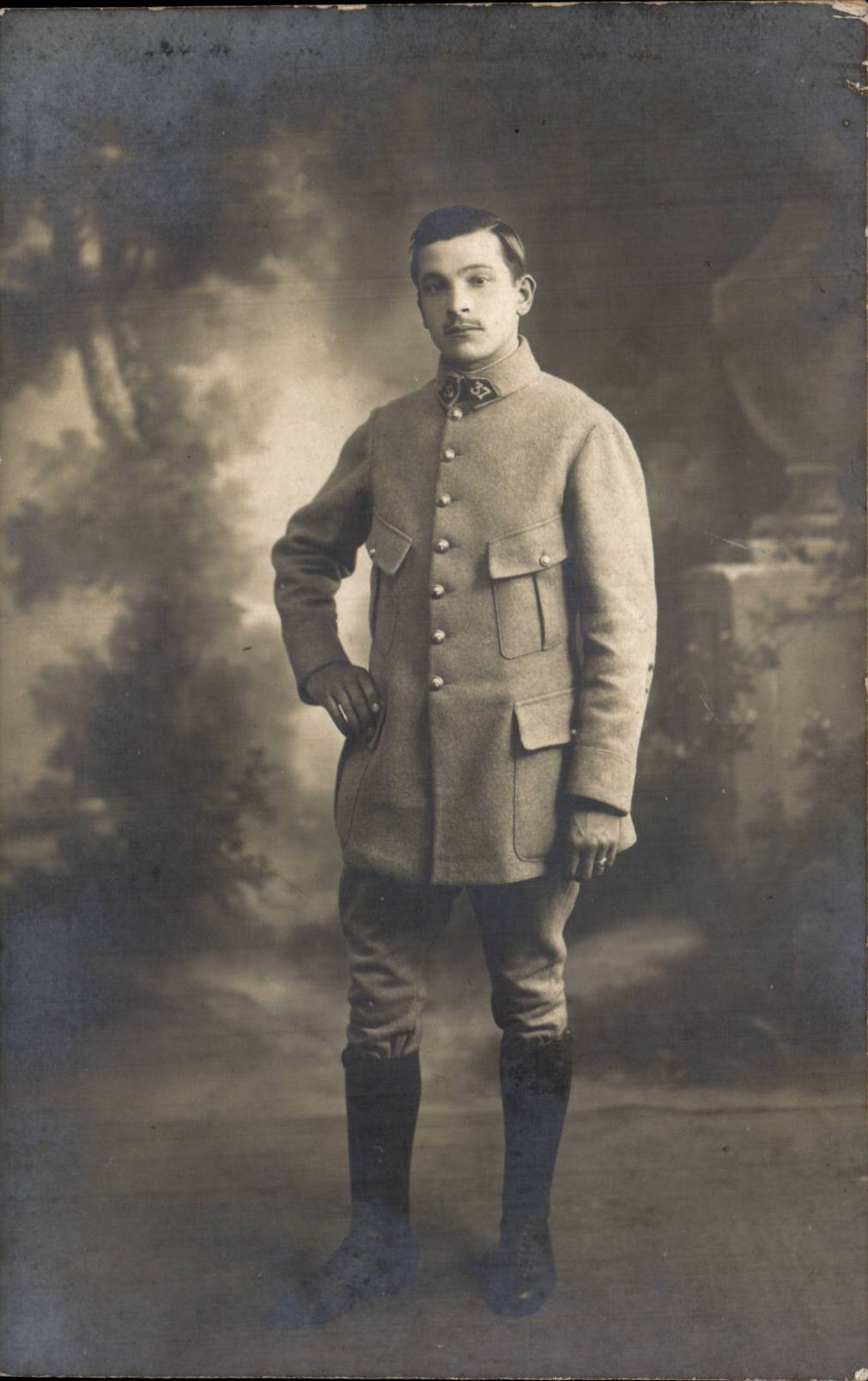 Real photo Militaria Soldier