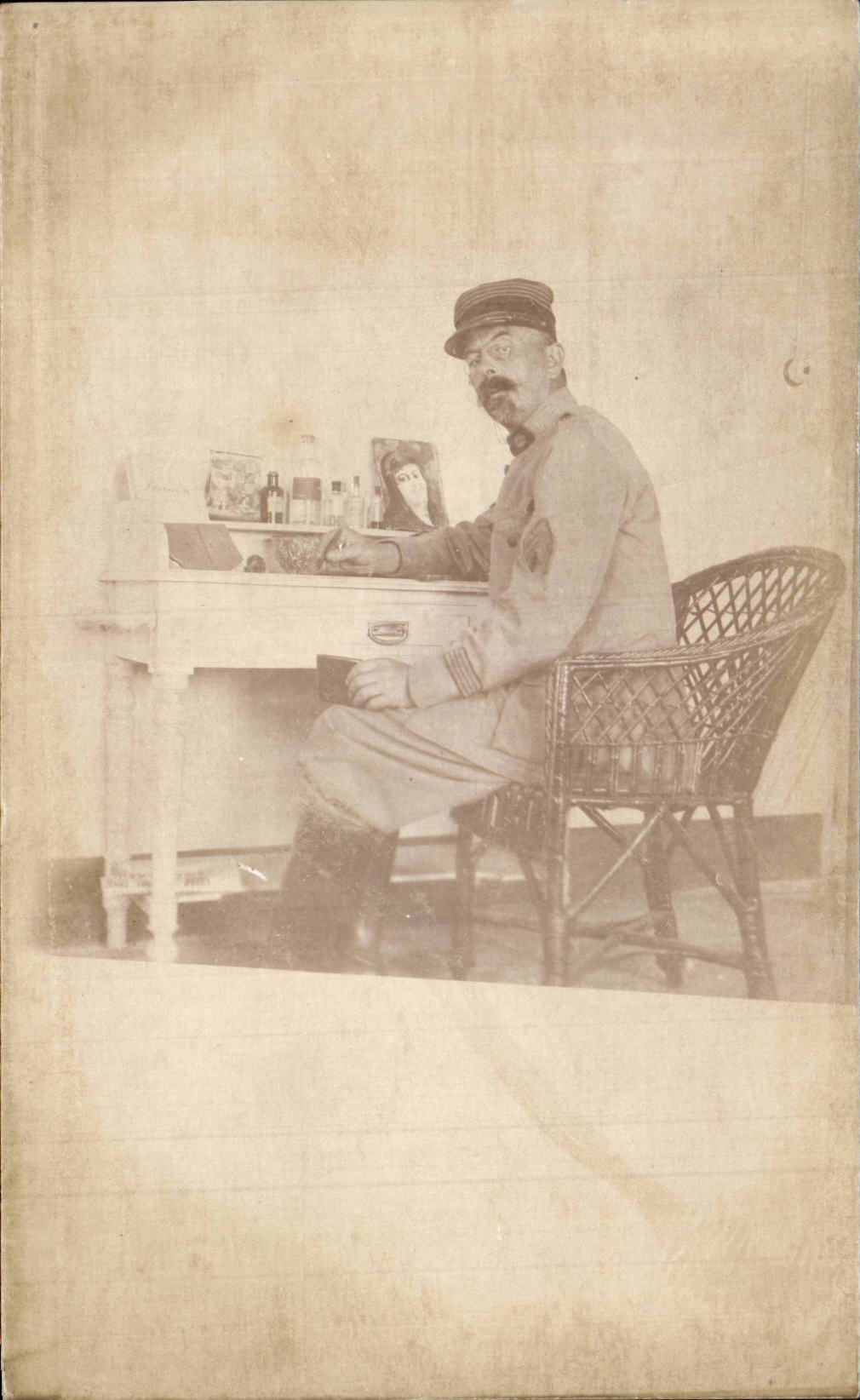 Real photo Militaria Soldier