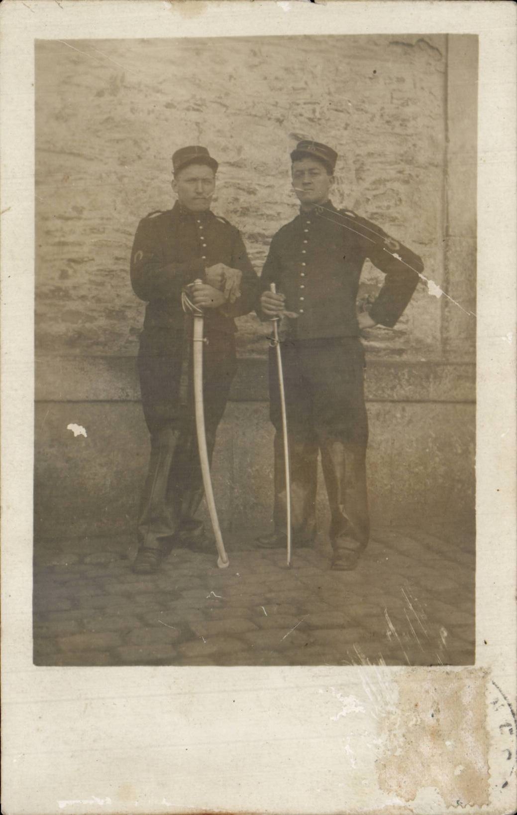 Real photo Militaria Soldiers