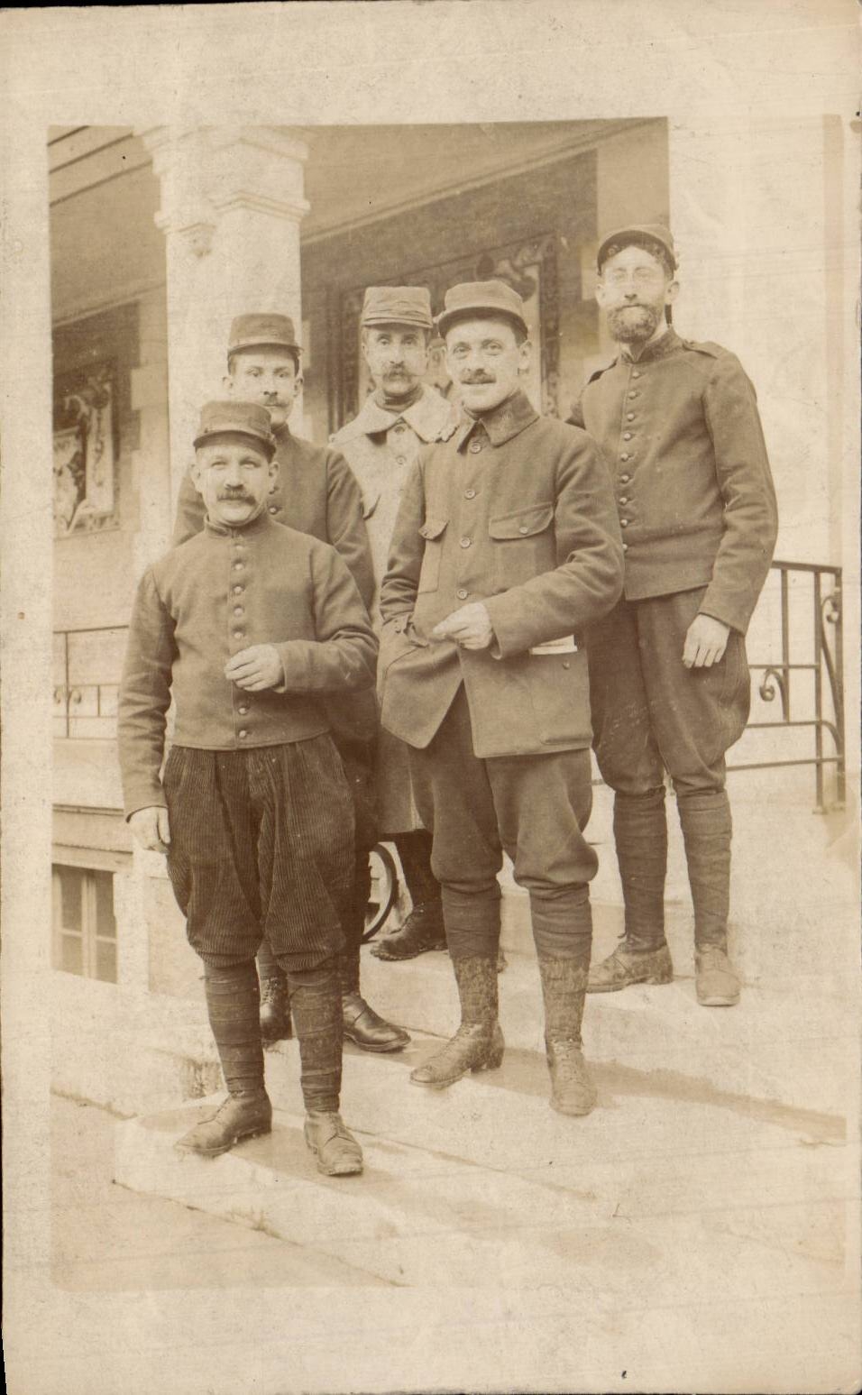 Real photo Militaria Soldiers