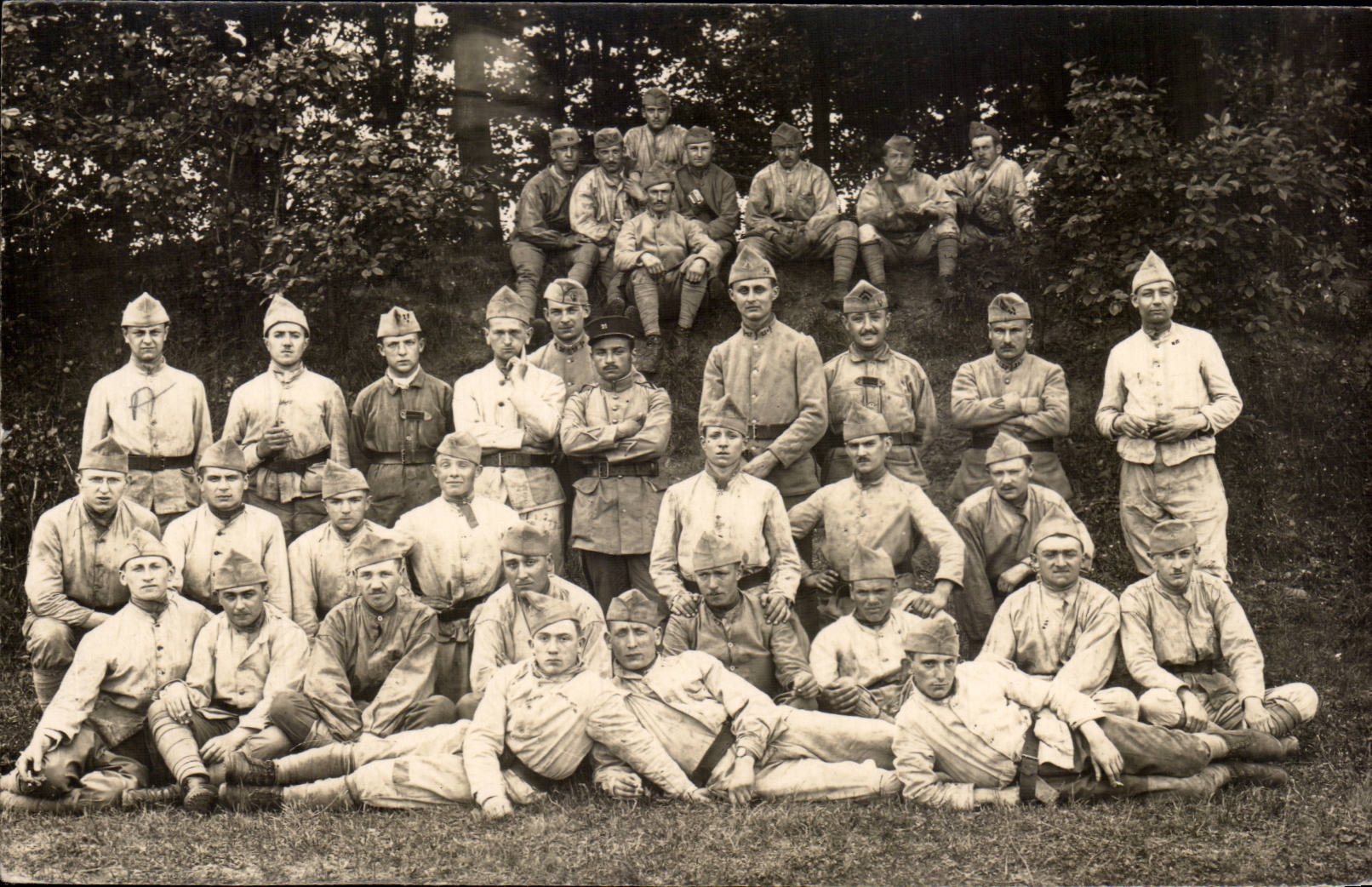 Real photo Militaria Soldiers