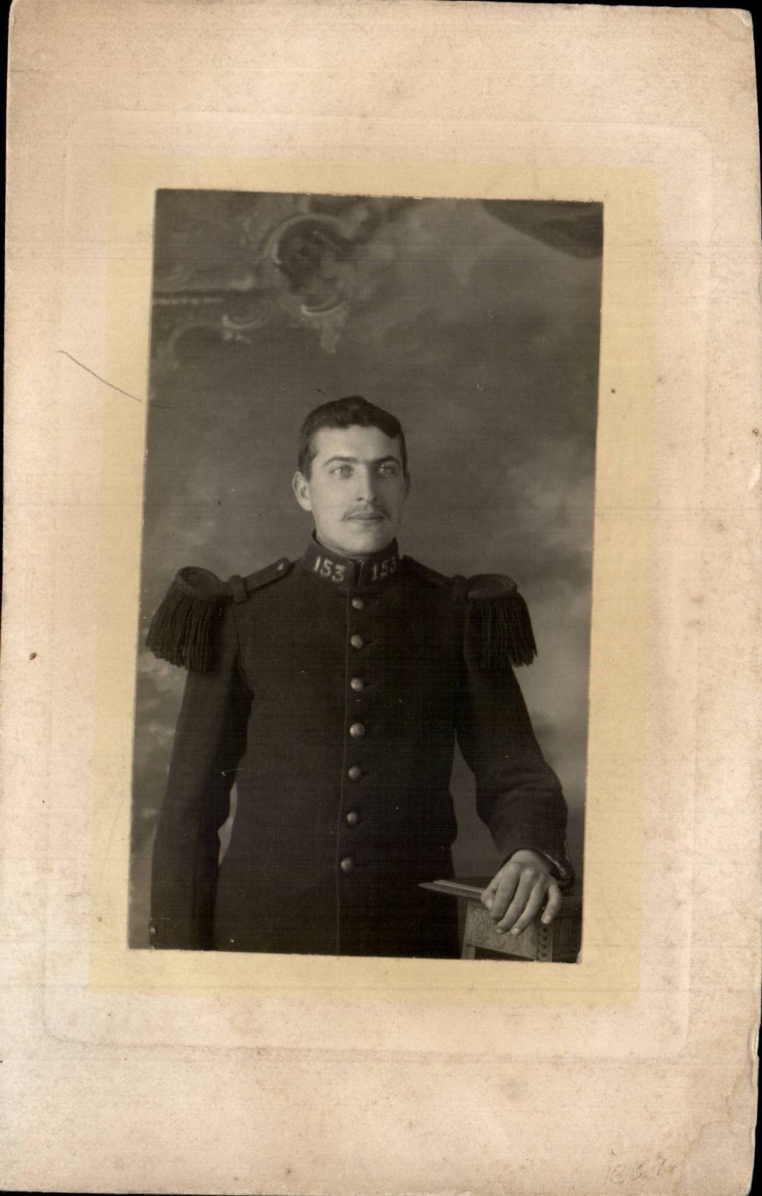 Real photo Militaria Soldier