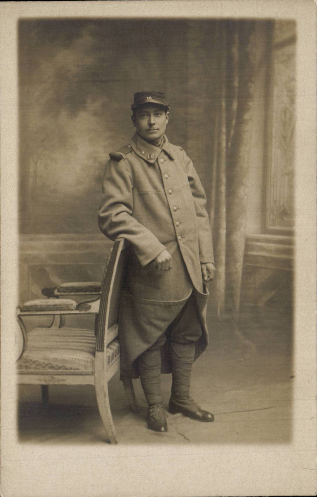 Real photo Militaria Soldier