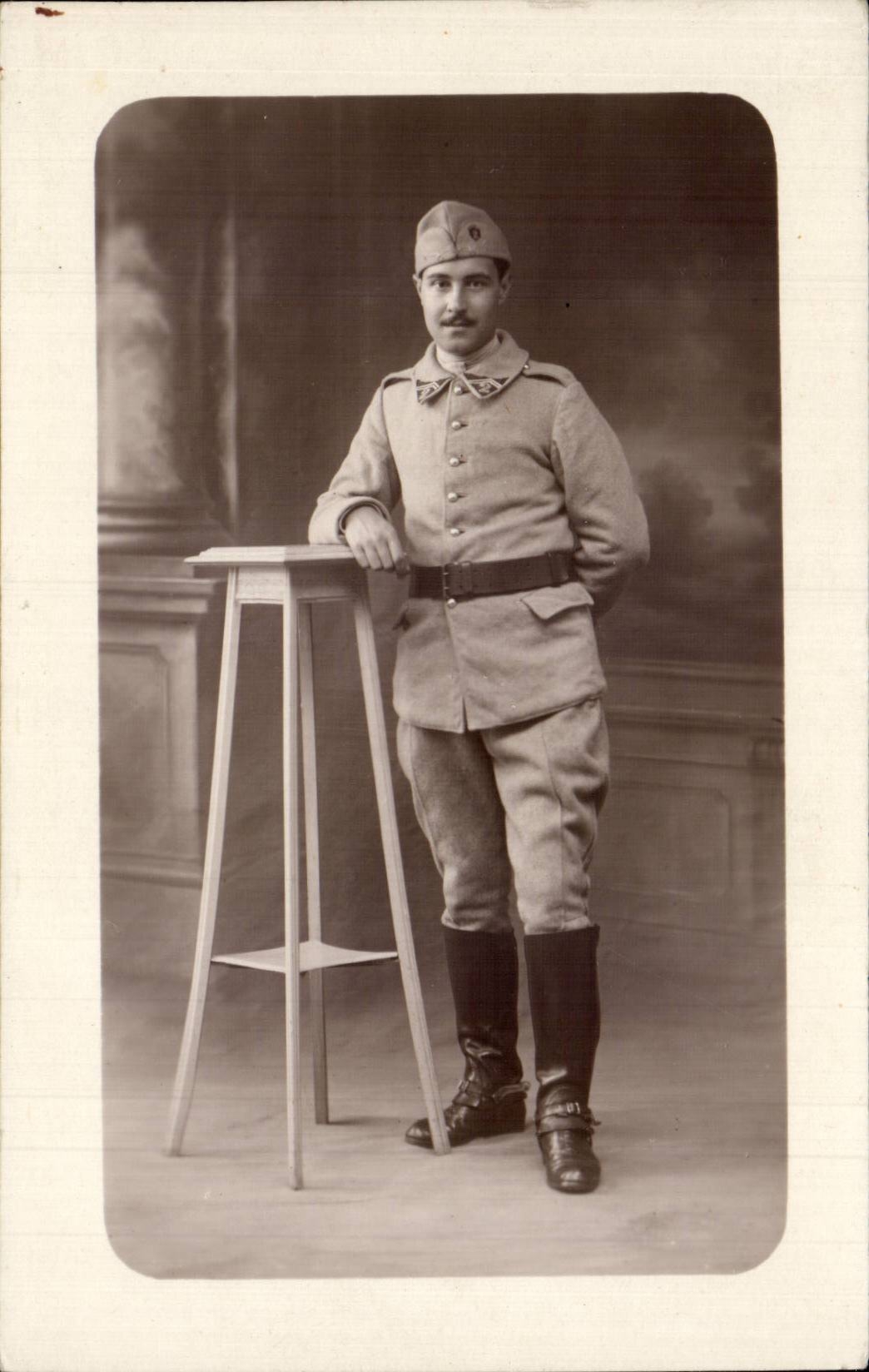 Real photo Militaria Soldier