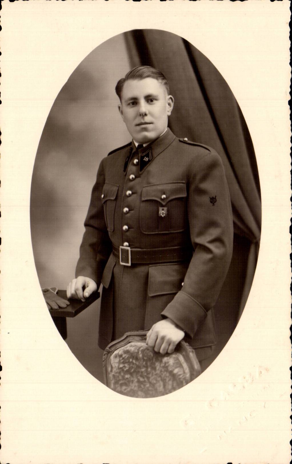 Real photo Militaria Soldier