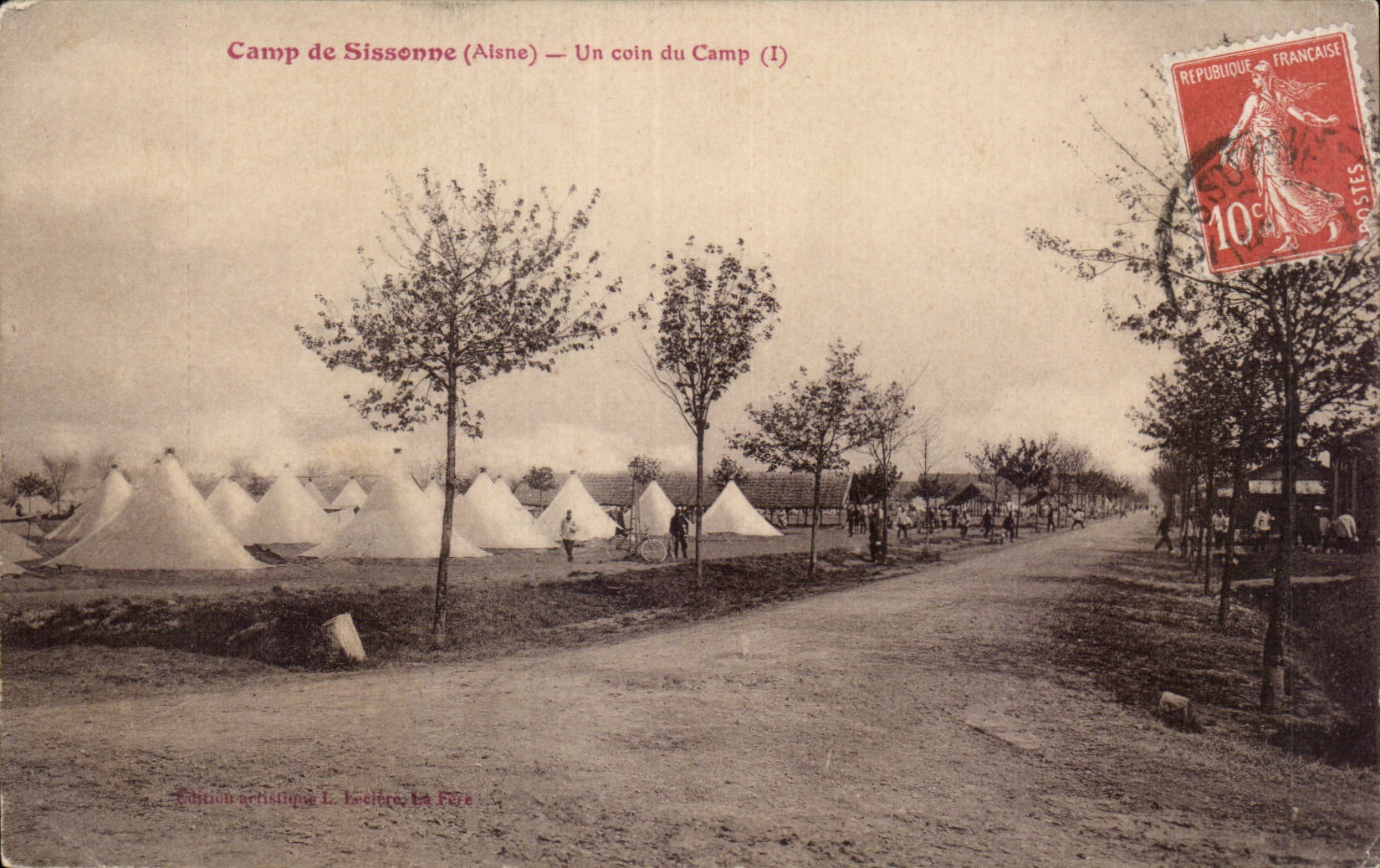 Soissons - a Corner of the Camp - CPA