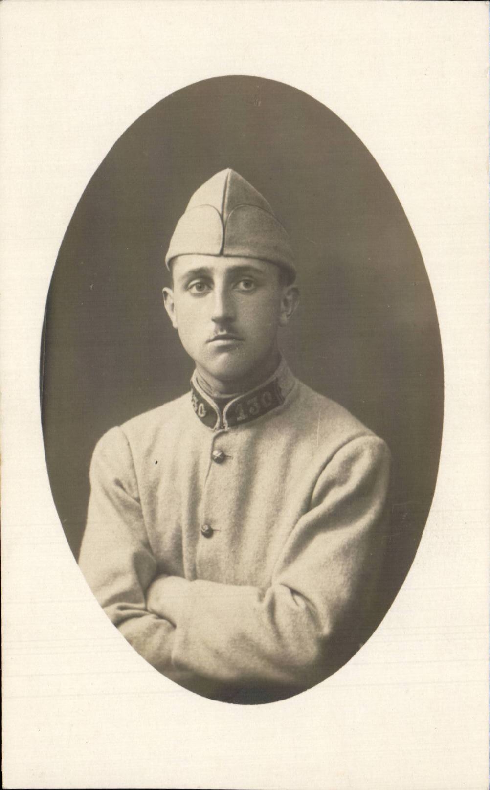 CARTE PHOTO Militaria Soldat Mayence 1922