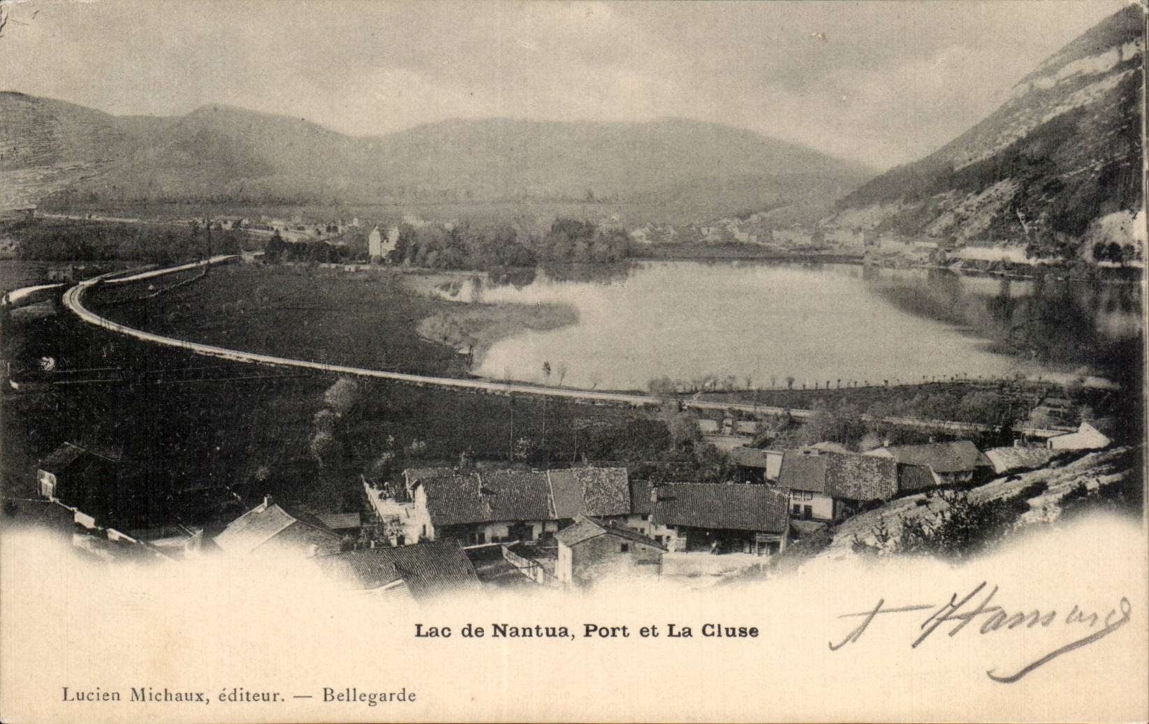 Nantua - the Lake - Port and the Cluse - CPA