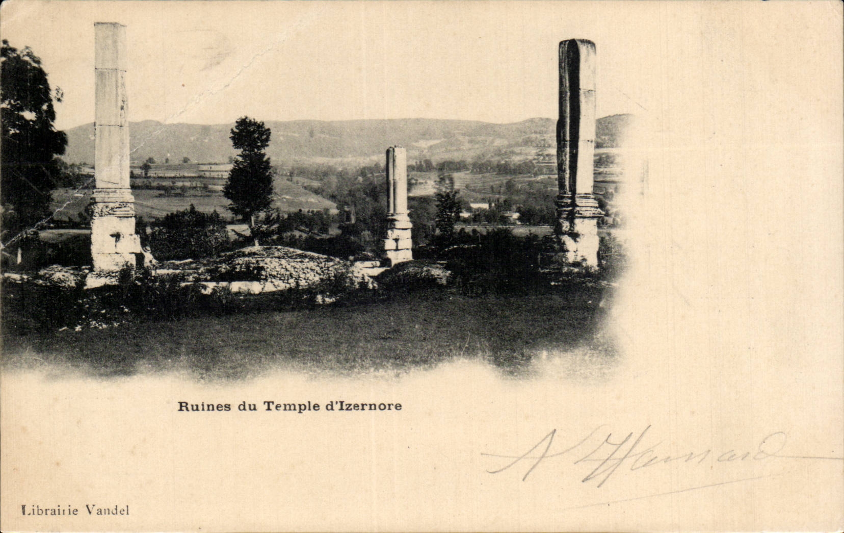 Ruins of the Temple Izernore - CPA