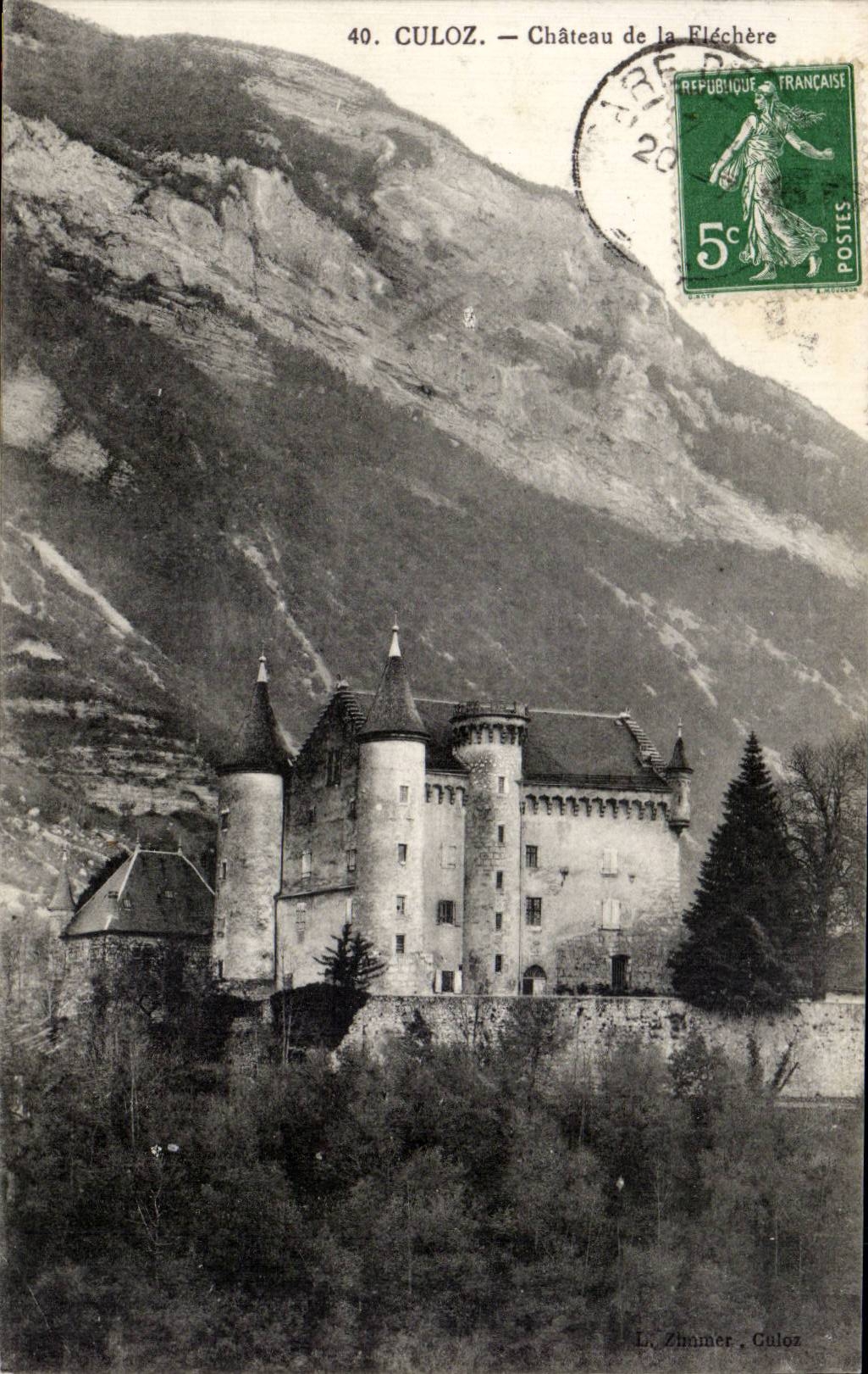 Culoz - Castle of Flechere - CPA