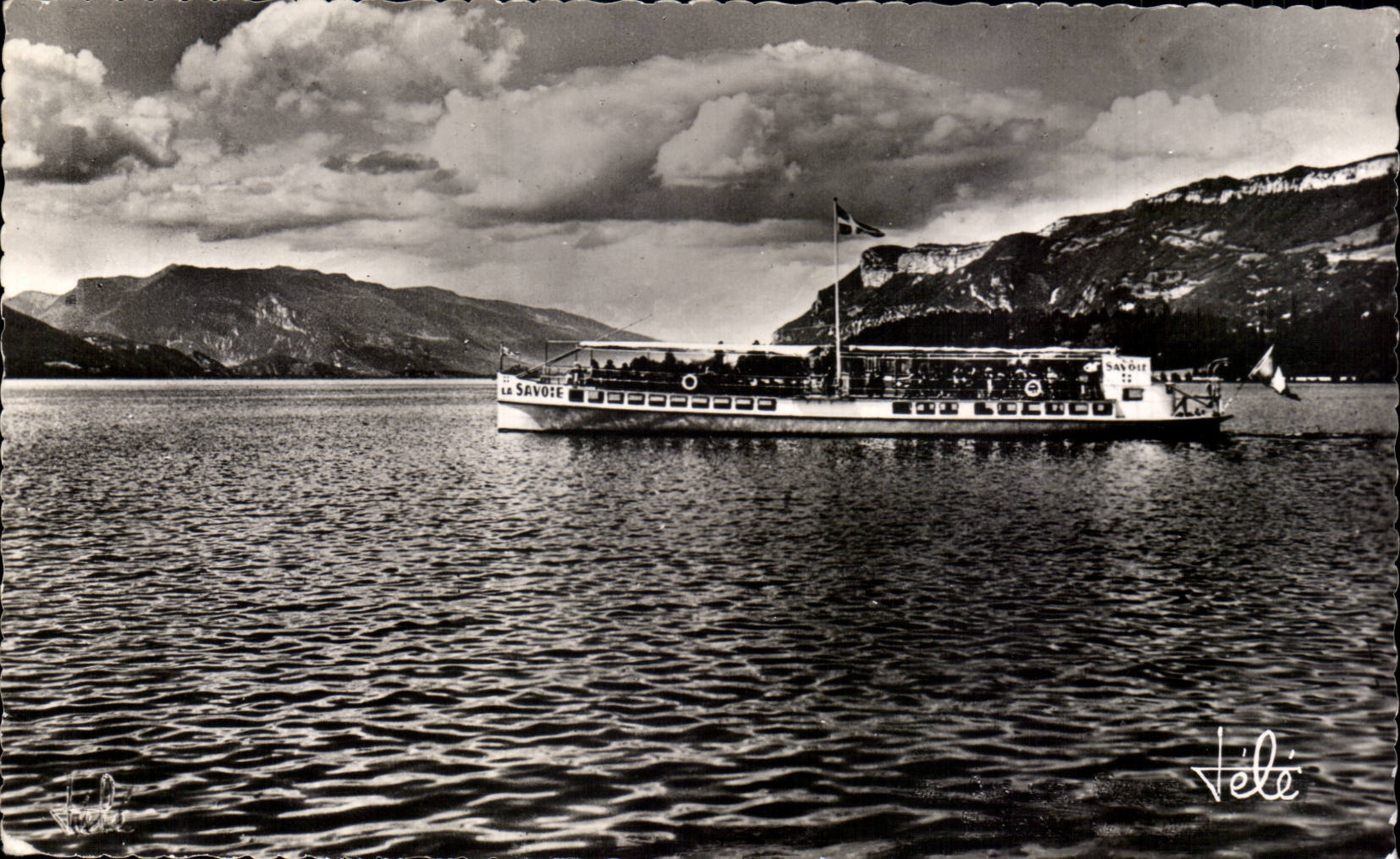The Lake of Le Bourget - Boat - Savoy - CPA