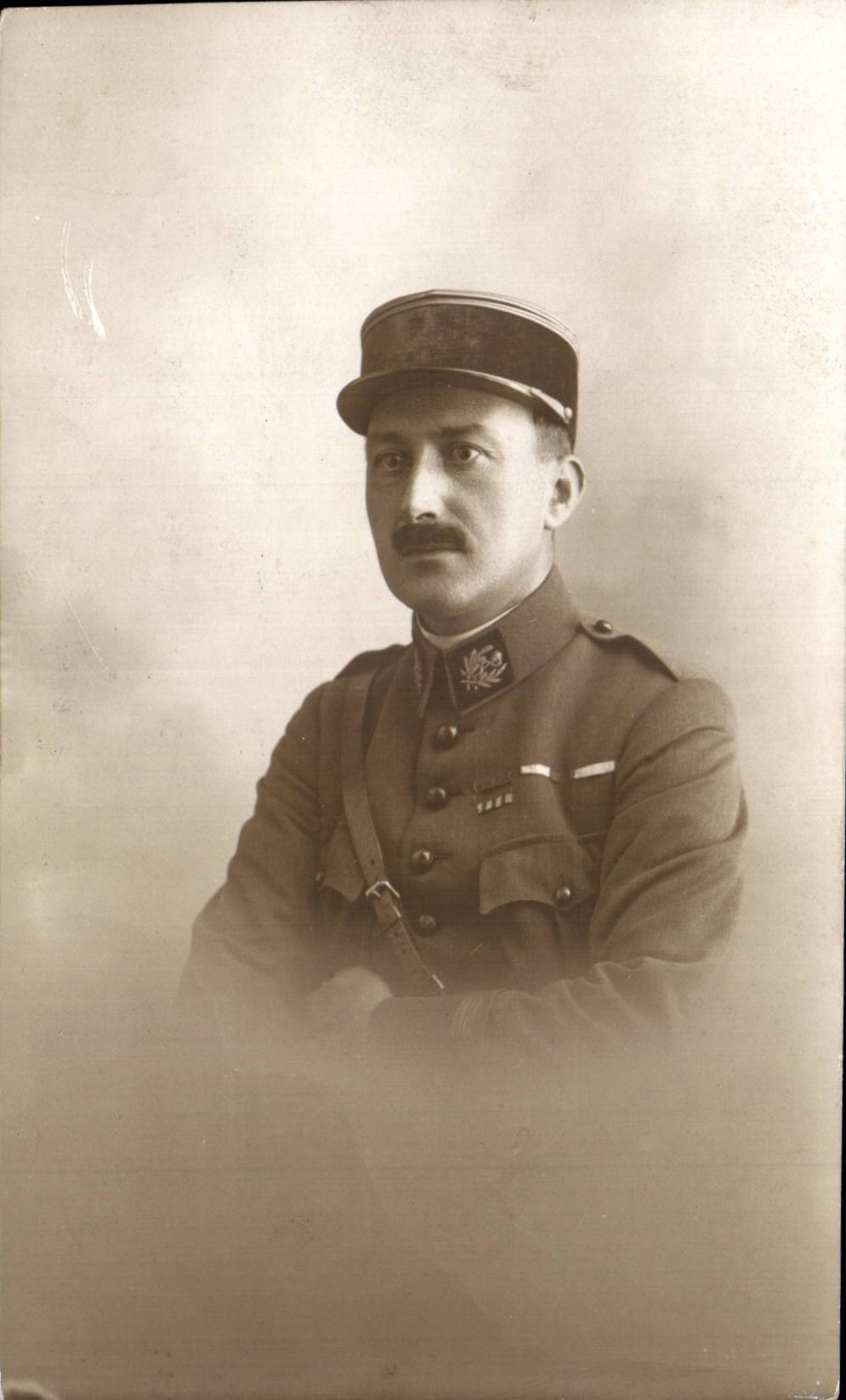 CARTE PHOTO Militaria Soldat Poilu