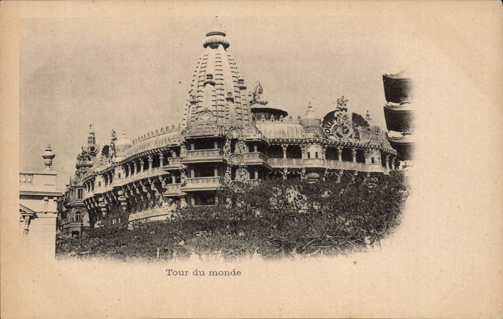 CPA Paris Exposition universelle de 1900 Tour du monde