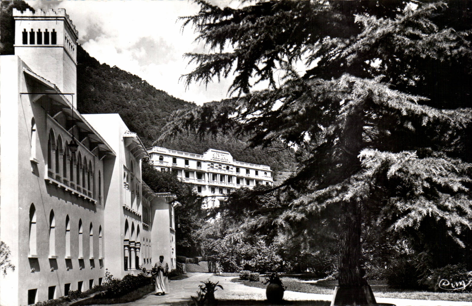 Lechere les Bains - the Park of Establishment - Radiana Hotel - CPA