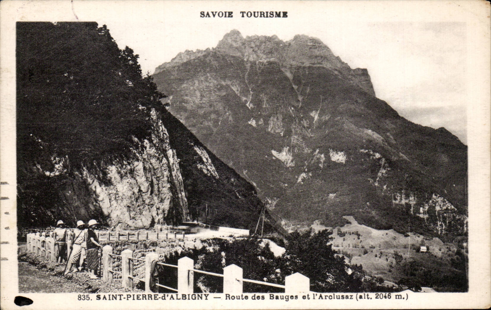 Saint Pierre Albigny - Road of Wallows and Arclusaz - CPA