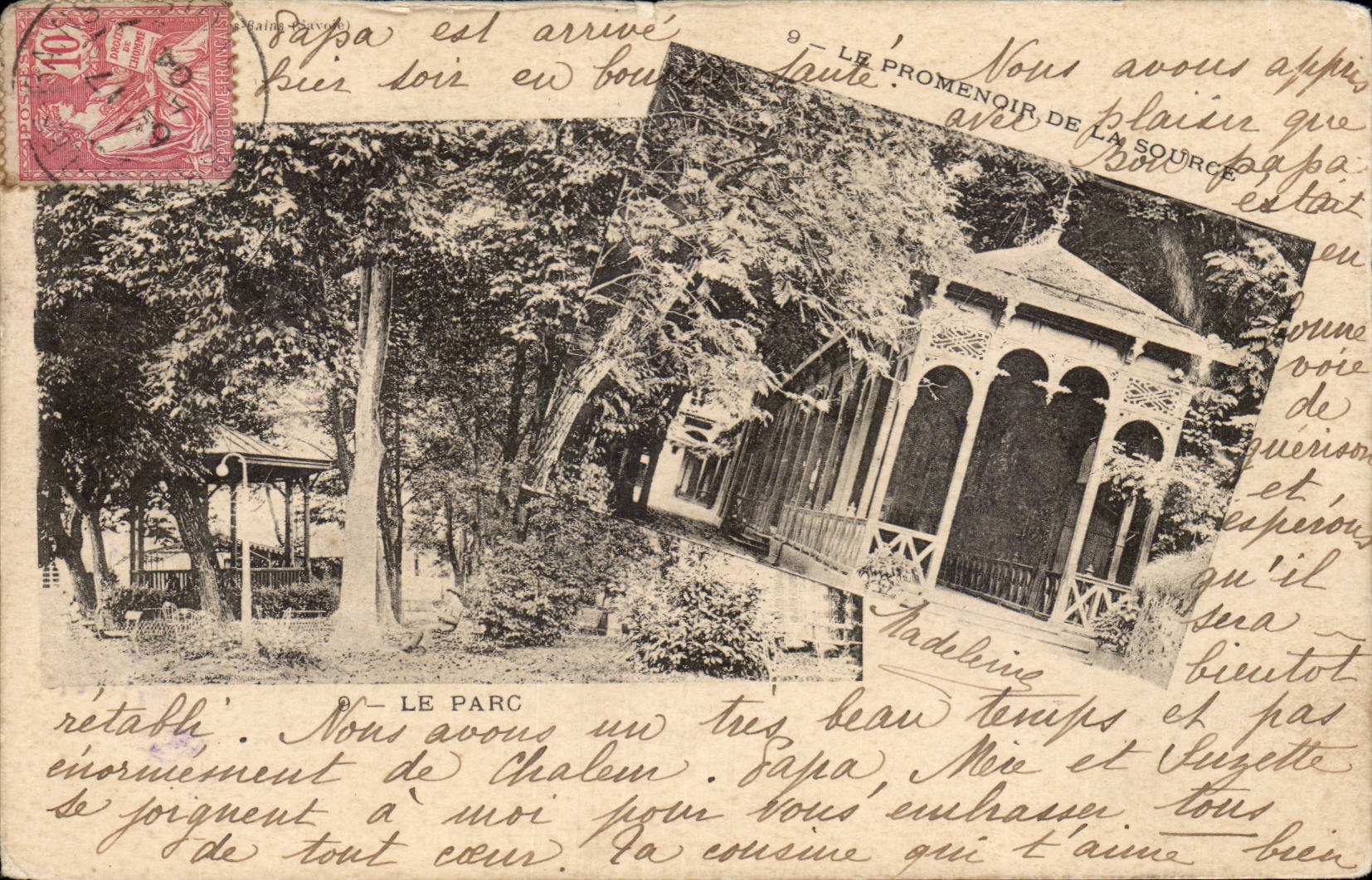 The Walk of the Source - the Park - CPA