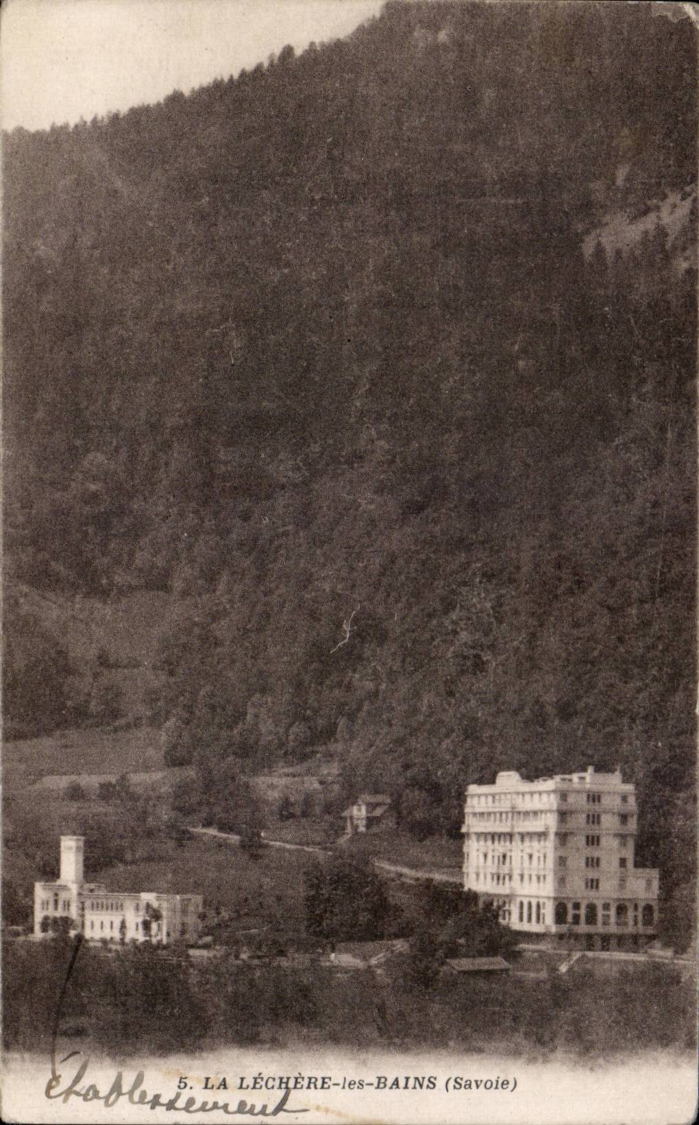 Lechere les Bains - View - CPA